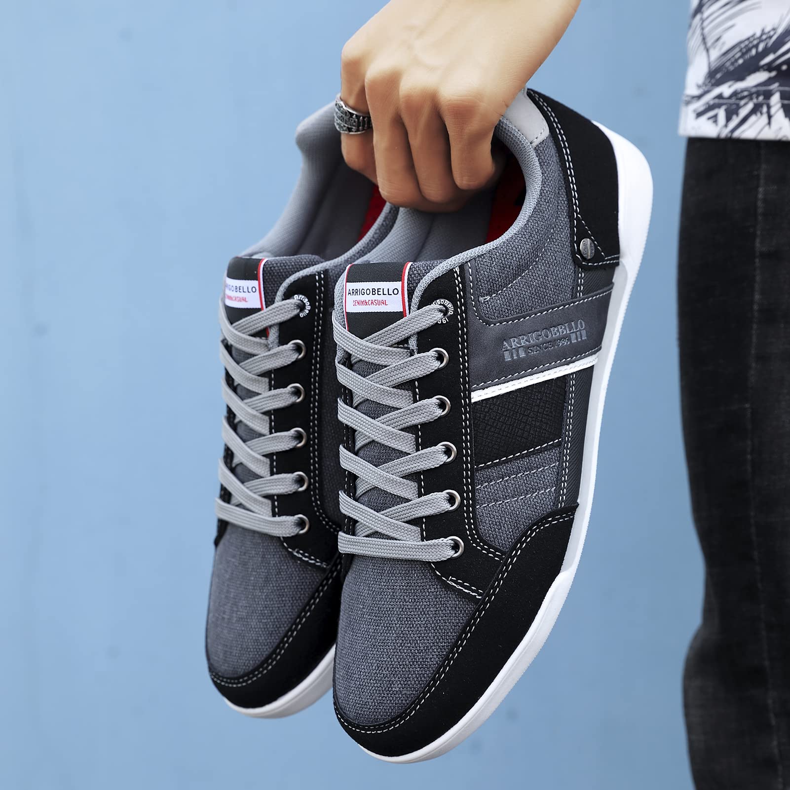 Baskets Homme Ville Casual C Noir H