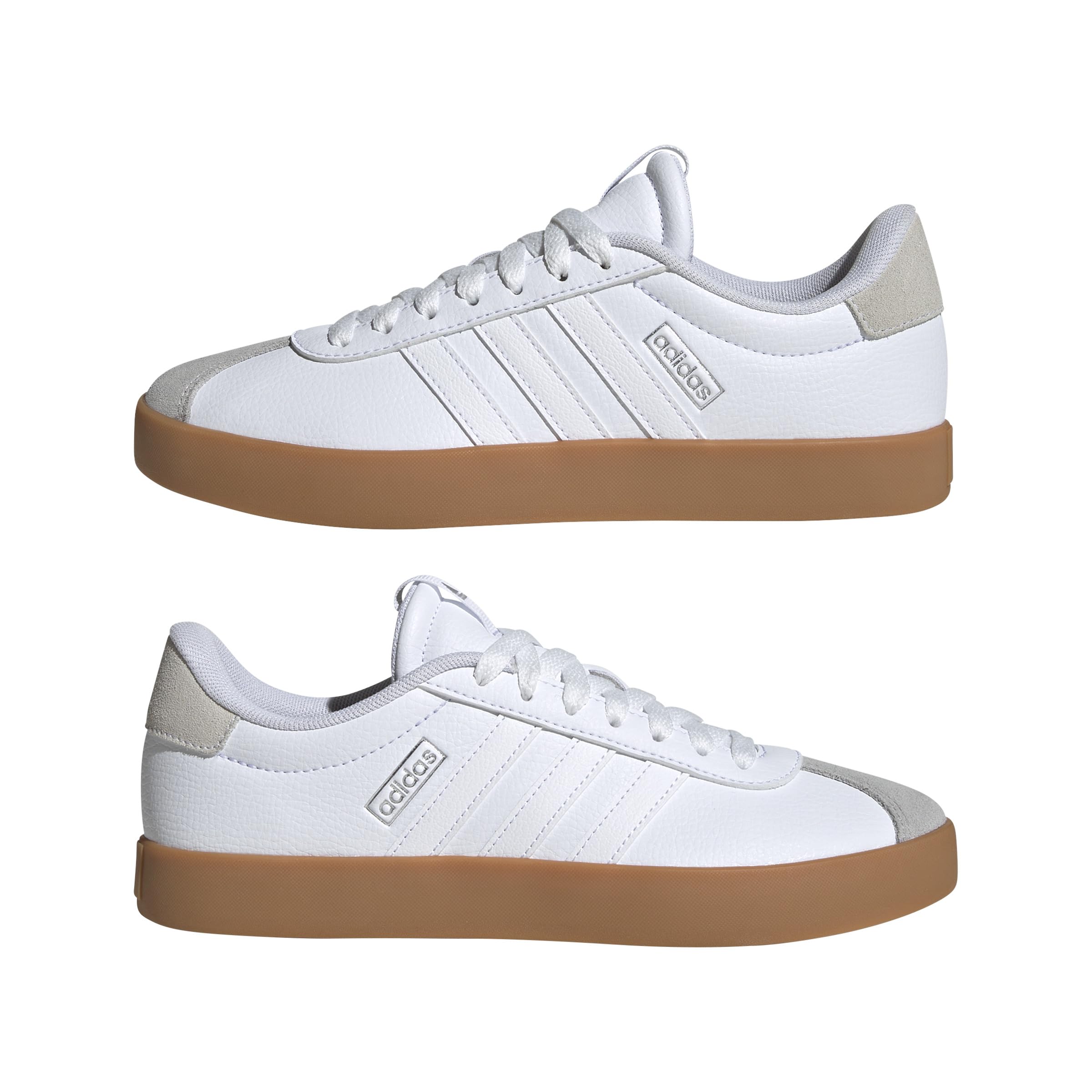 Adidas VL Court 3.0 Femme Ftwr White Ftwr White Silver Met F