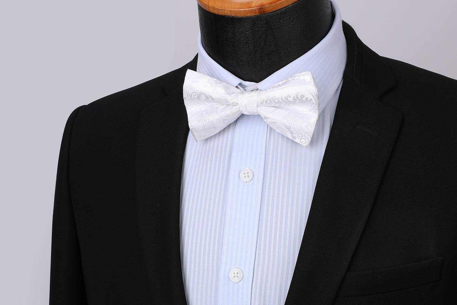 Nœud Papillon W Blanc-1 G