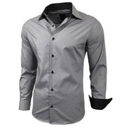 Chemise Homme Élégante & Polyvalente Gris A