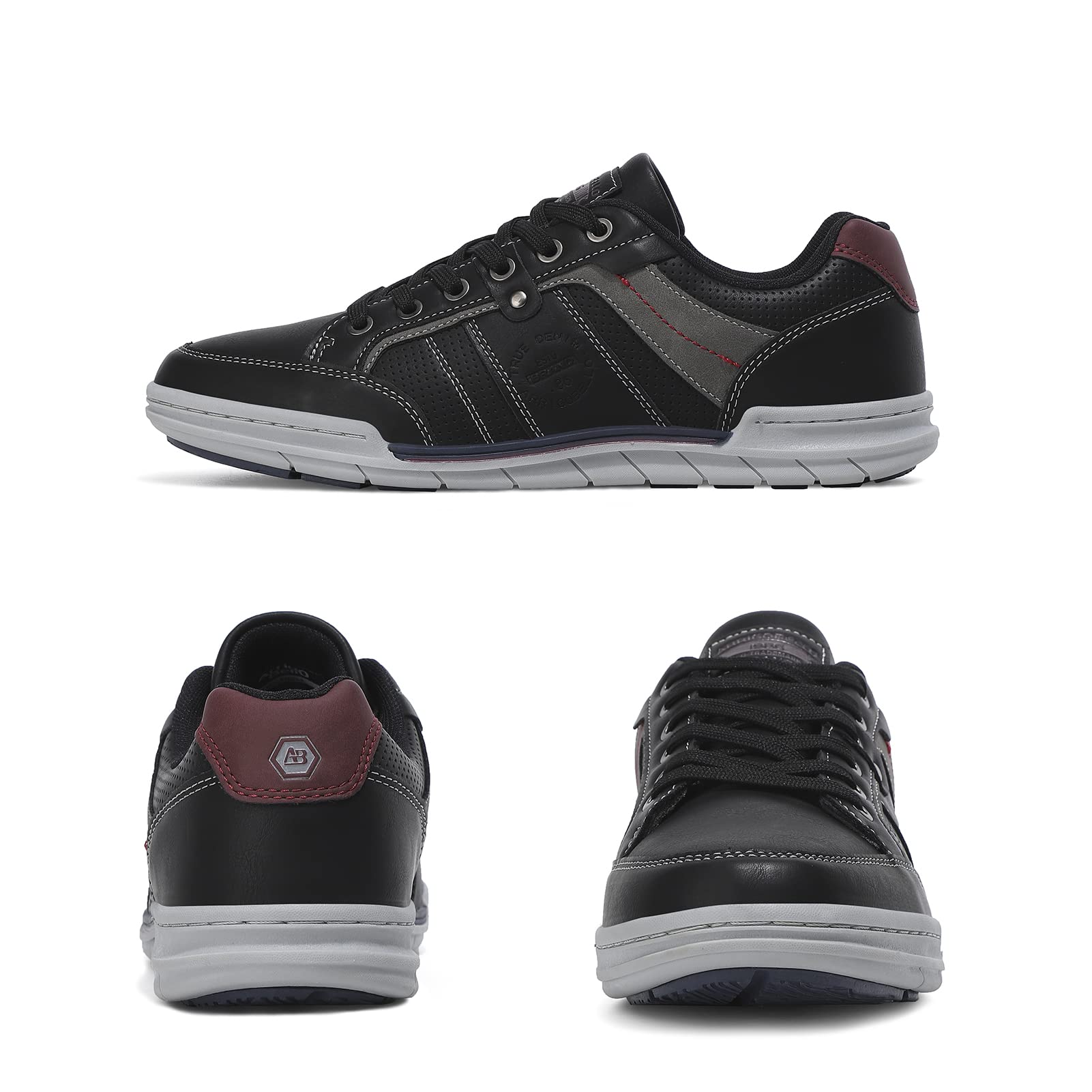 Baskets Homme Ville Casual B Noir H