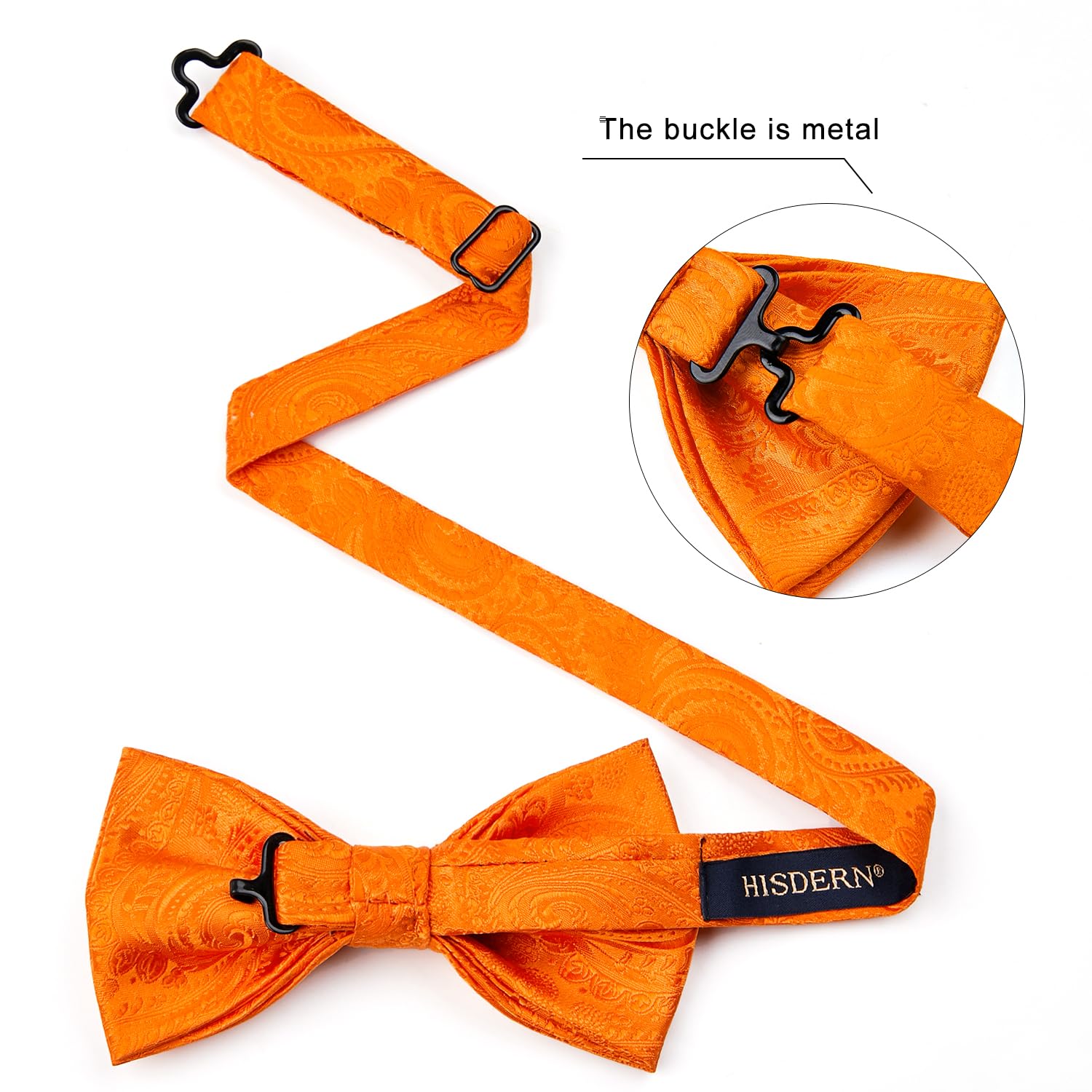 Nœud Papillon G Orange-2 G