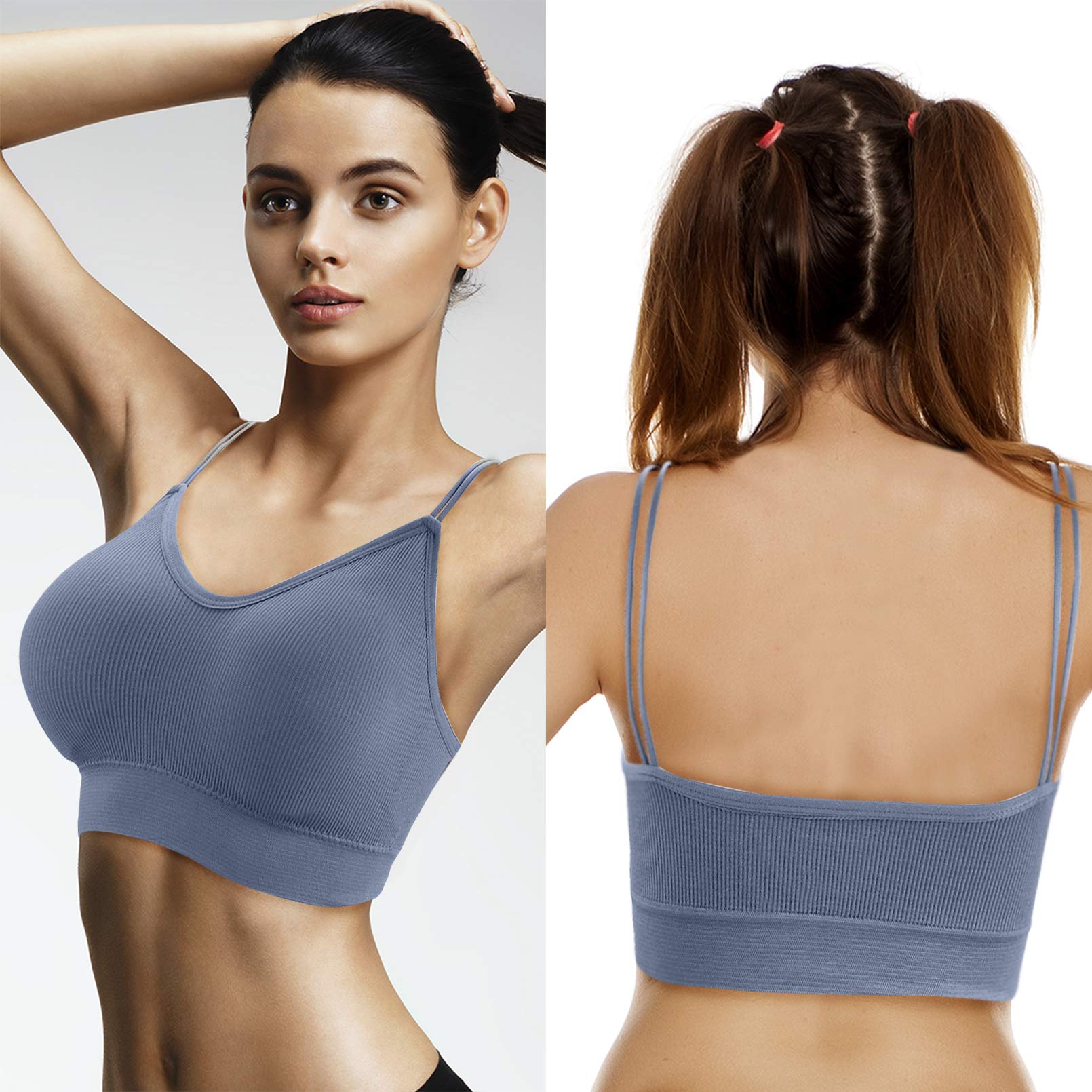Lot de 5 Bralettes Rembourrées 2-Mélangées F