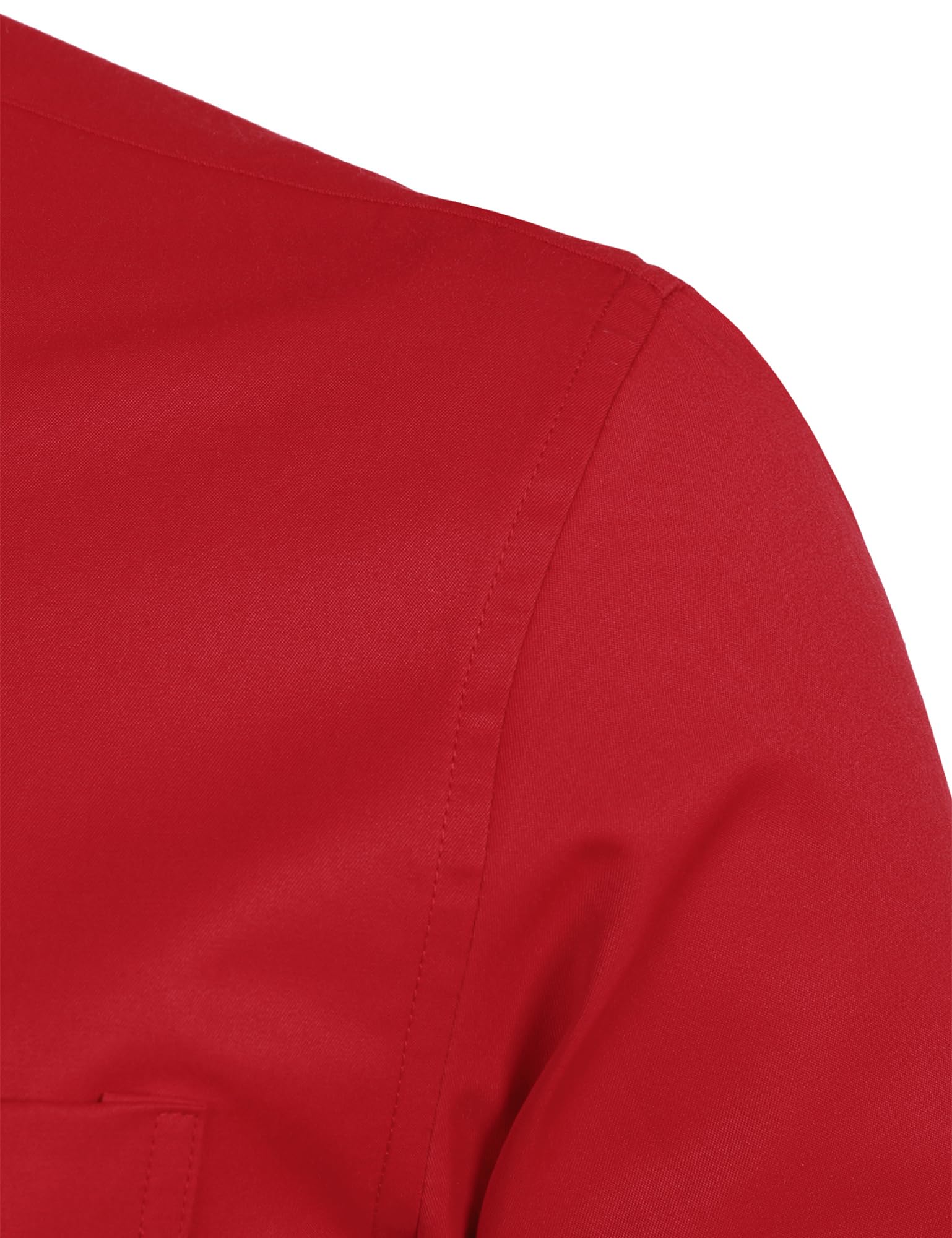 Chemise Homme Coupe Ajustée Rouge B