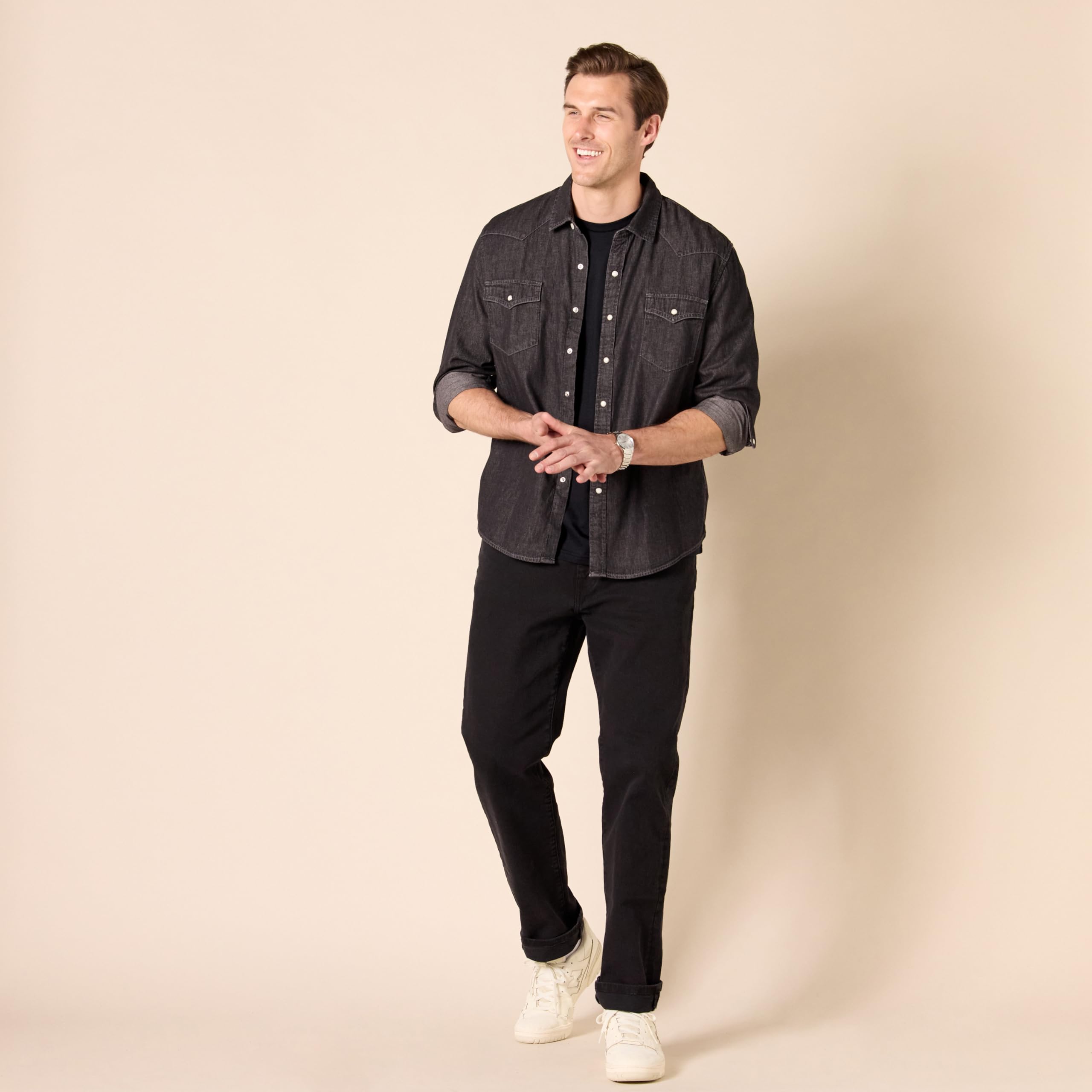 T-shirt Homme Confortable Noir I