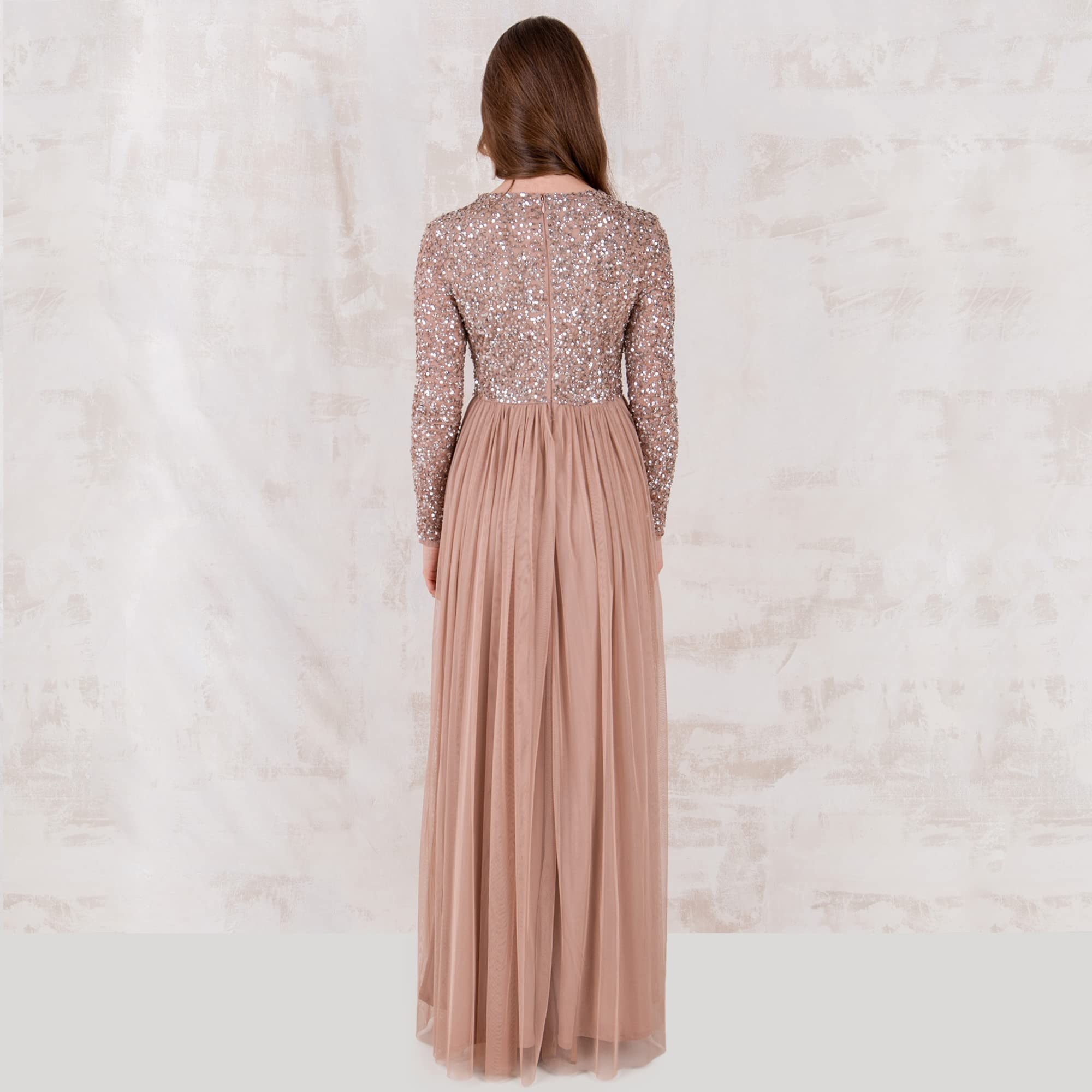 Robe Demoiselle d’Honneur Mauve Pale C