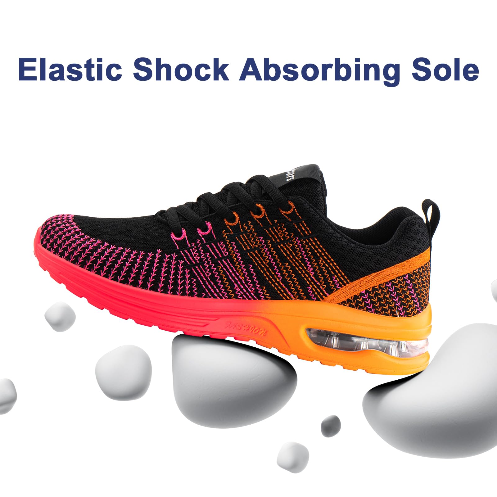 Baskets Running Femme Orange G