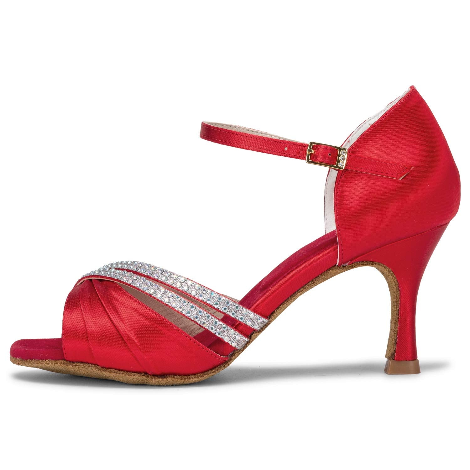 Sandales de Danse Femme Rouge D