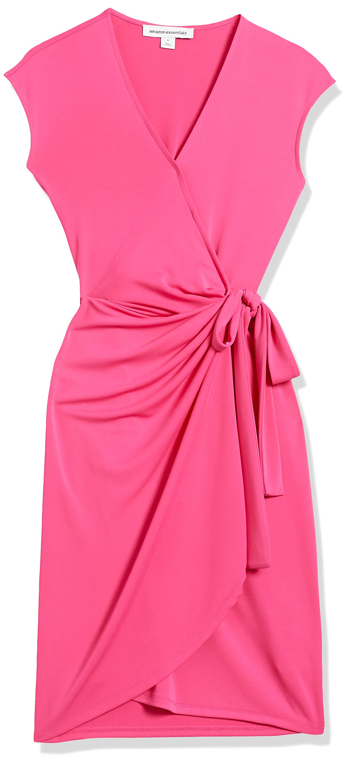 Robe Cache-cœur Rose Foncé B