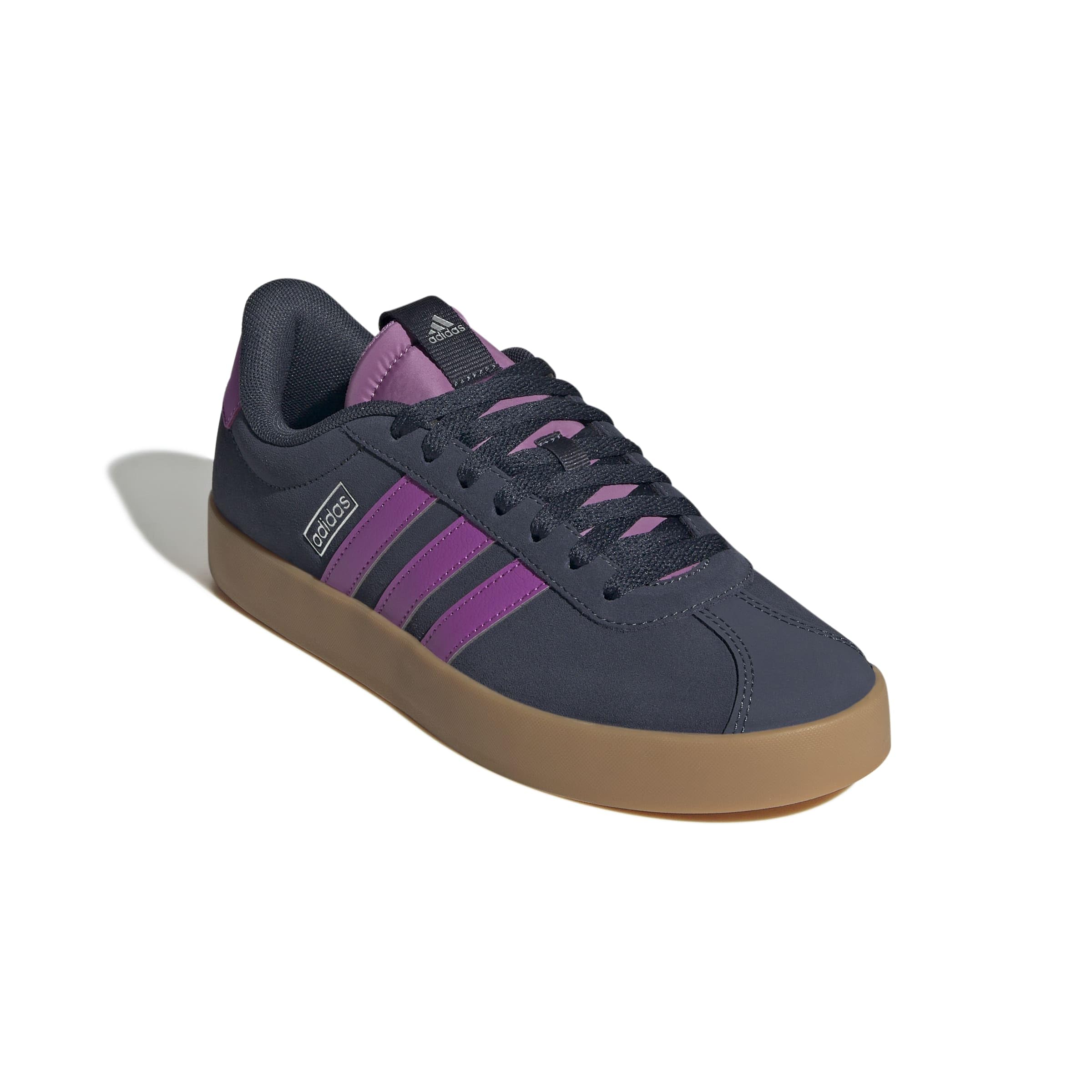 Adidas VL Court 3.0 Femme Shadow Navy Purple Burst Silver Met F