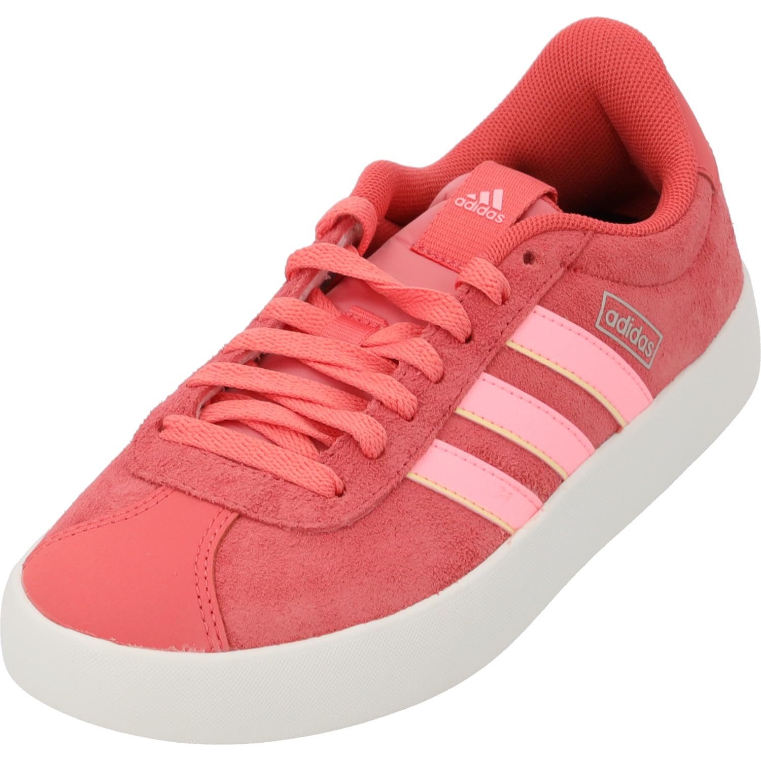 Adidas VL Court 3.0 Femme Scarlet Pink Spark Almost Yellow F