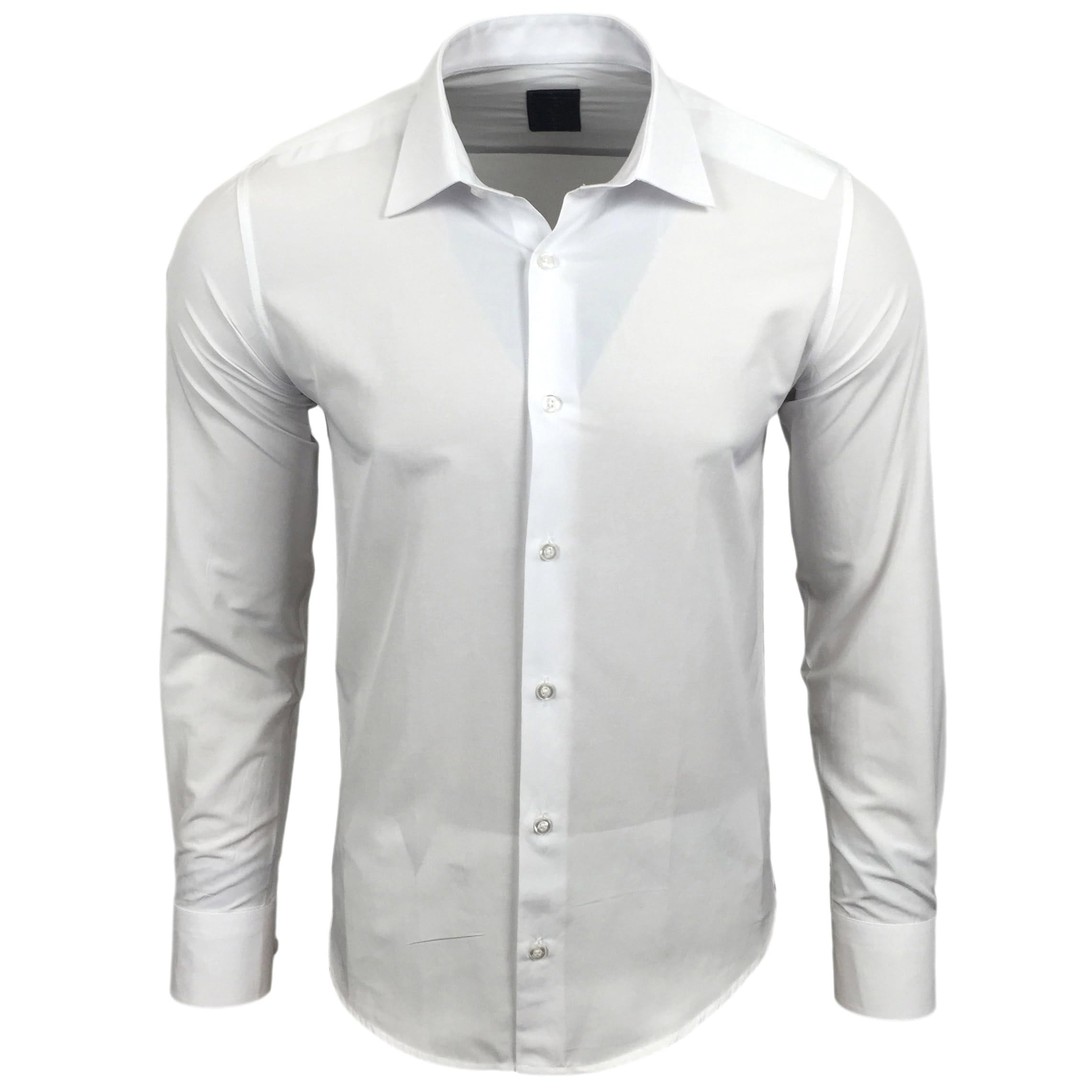 Chemise Homme Élégante & Polyvalente Blanc Uni A