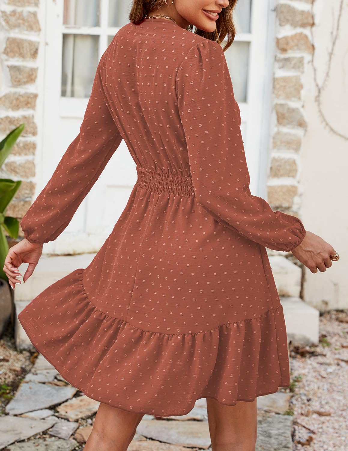 Robe d’Été Femme C-Marron I