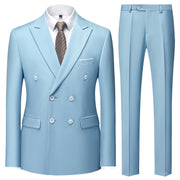 Costume Homme 2 Pièces Bleu Clair I