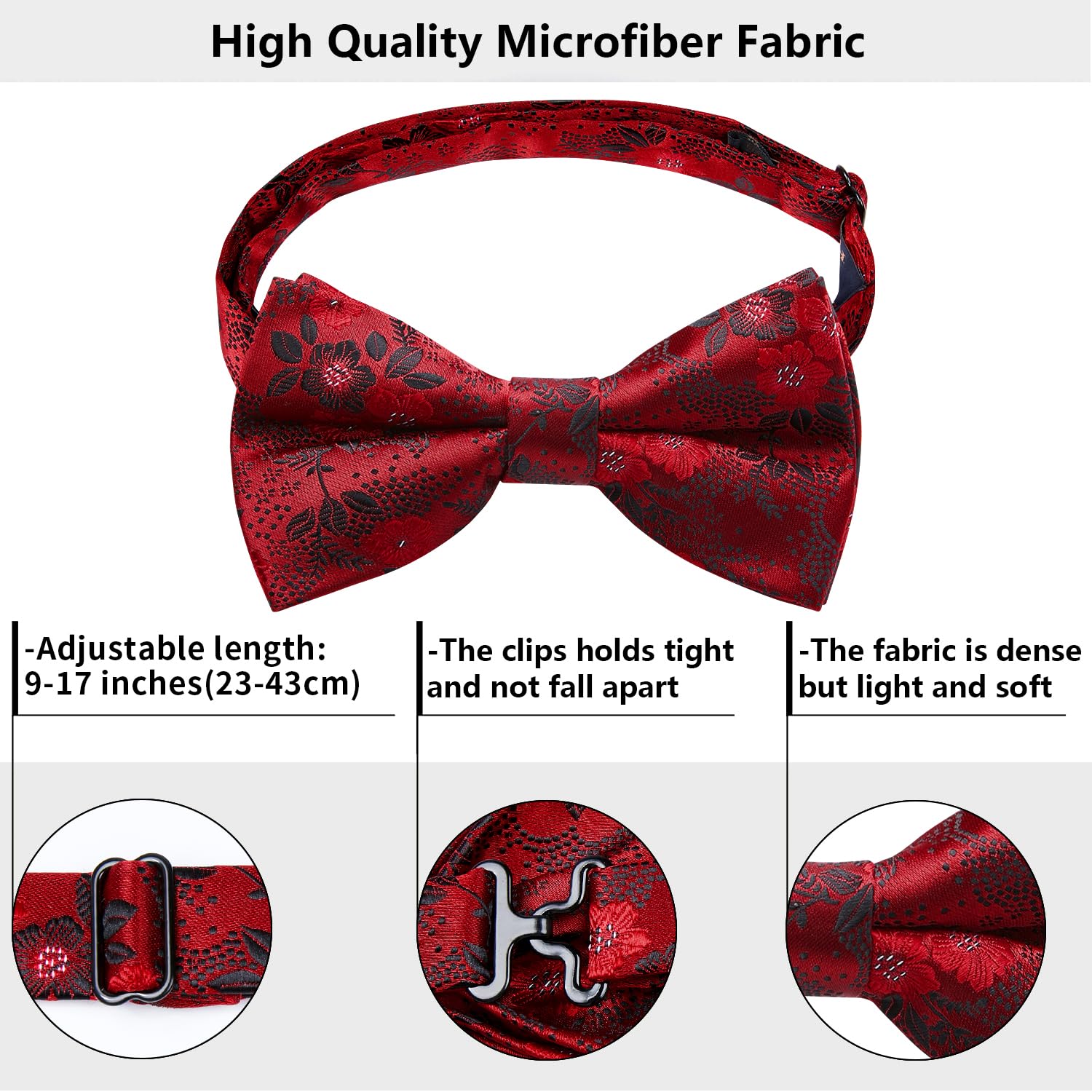 Nœud Papillon D Rouge-3 G