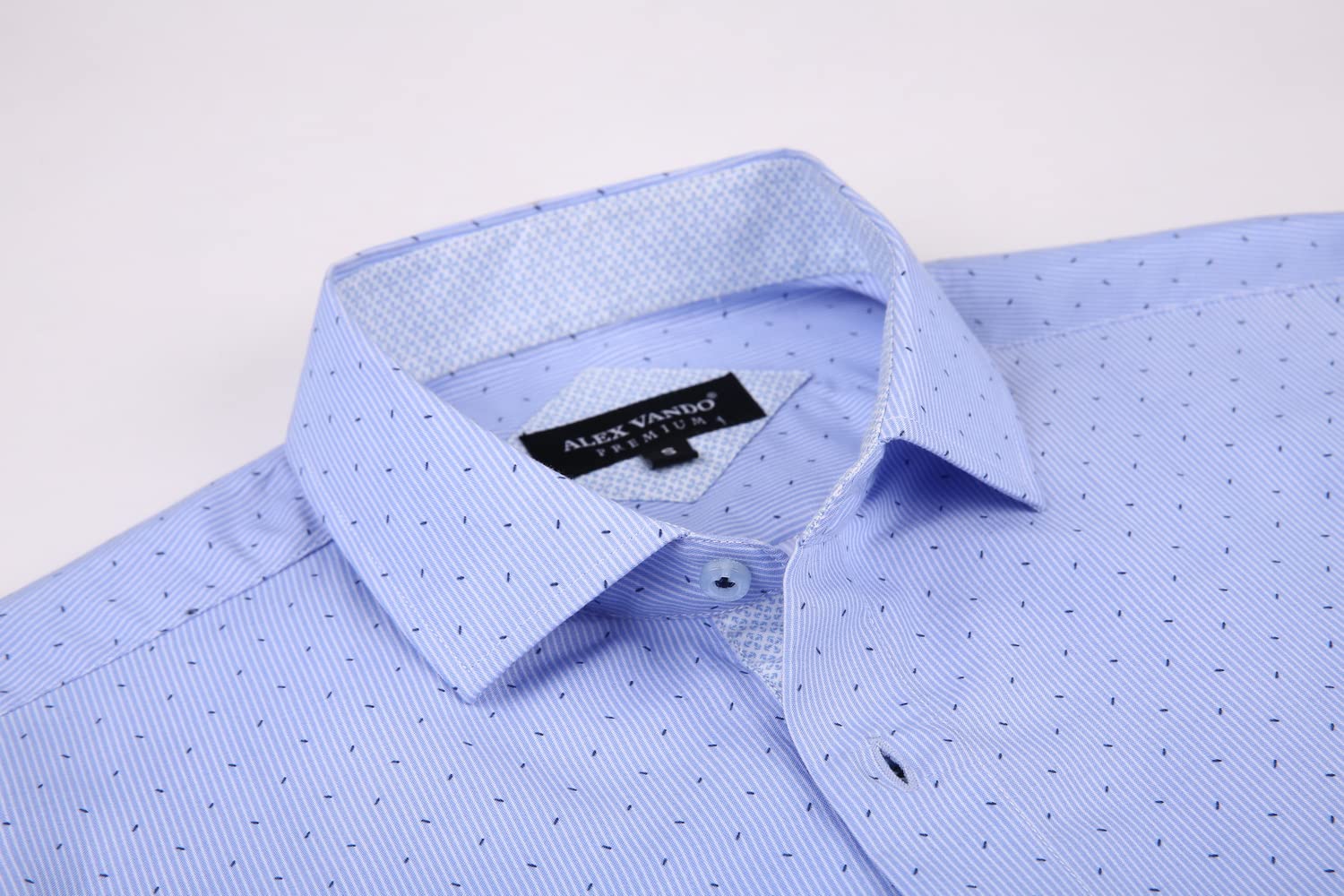 Chemise Homme  Élégante & Moderne Bleue-6974 E