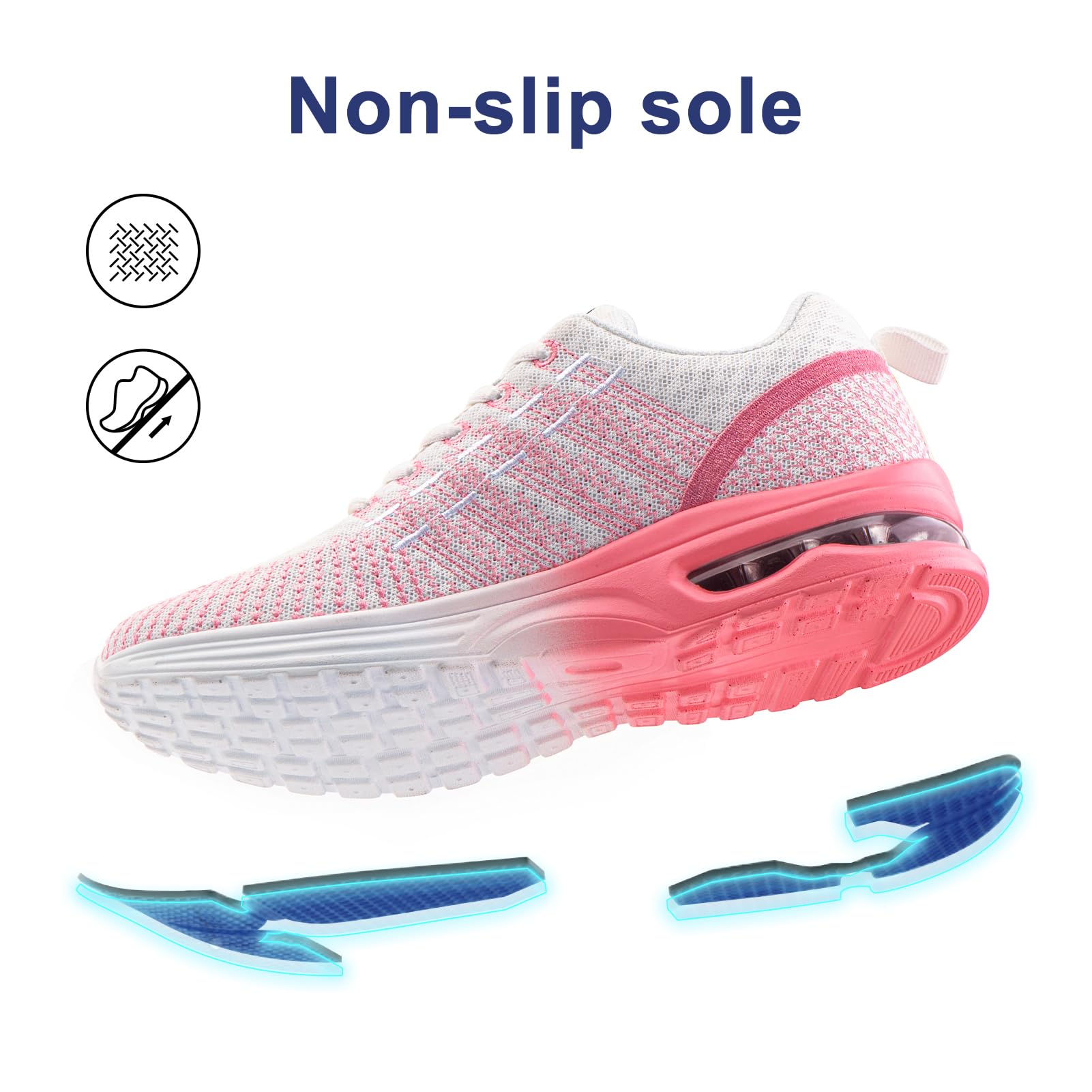 Baskets Running Femme Rose G