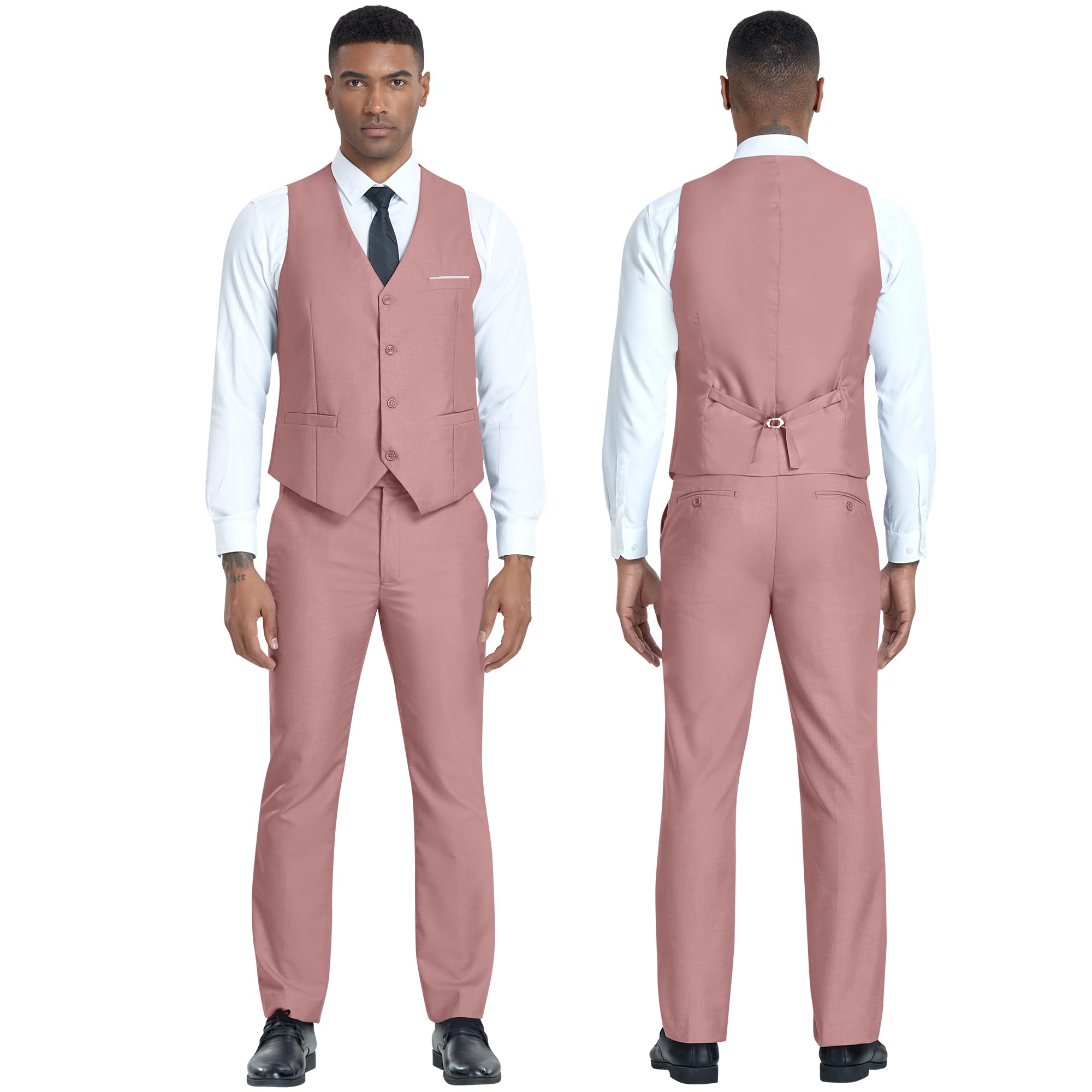 Costume Homme 3 Pièces Rose H