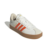 Adidas VL Court 3.0 Femme Core White Impact Orange Gold Met F