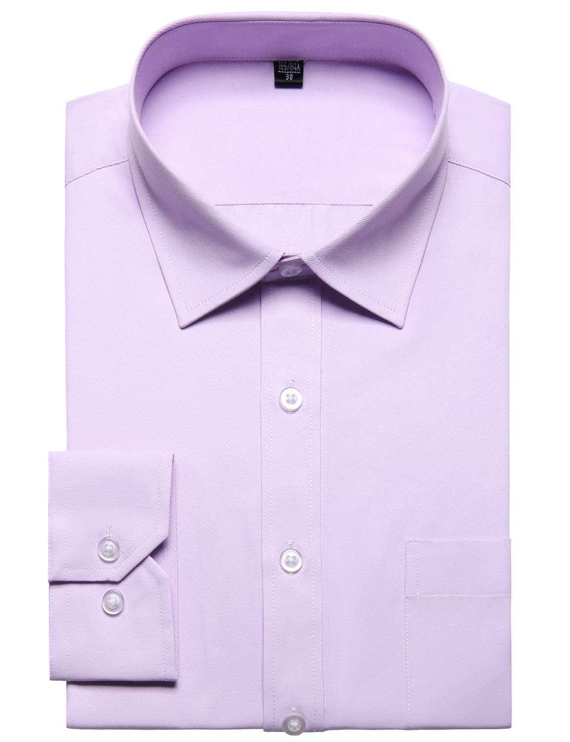 Chemise Homme Coupe Ajustée Lavande Micro Sergé B