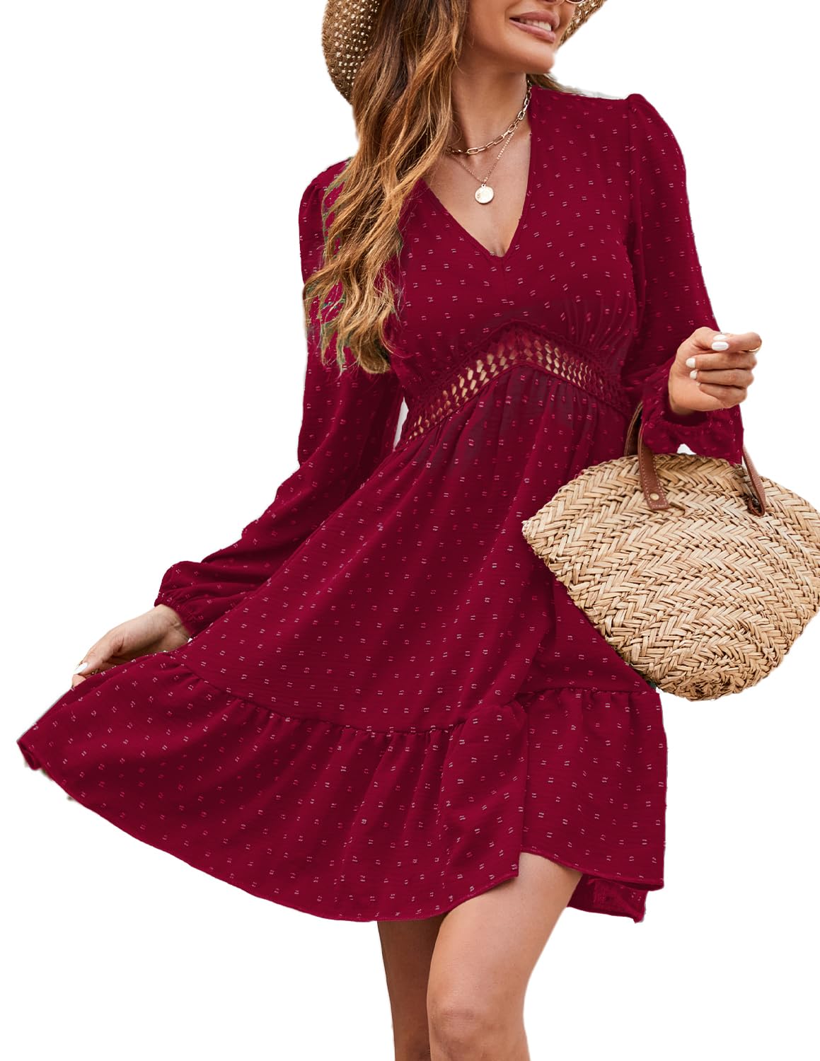 Robe d’Été Femme C-Rouge I