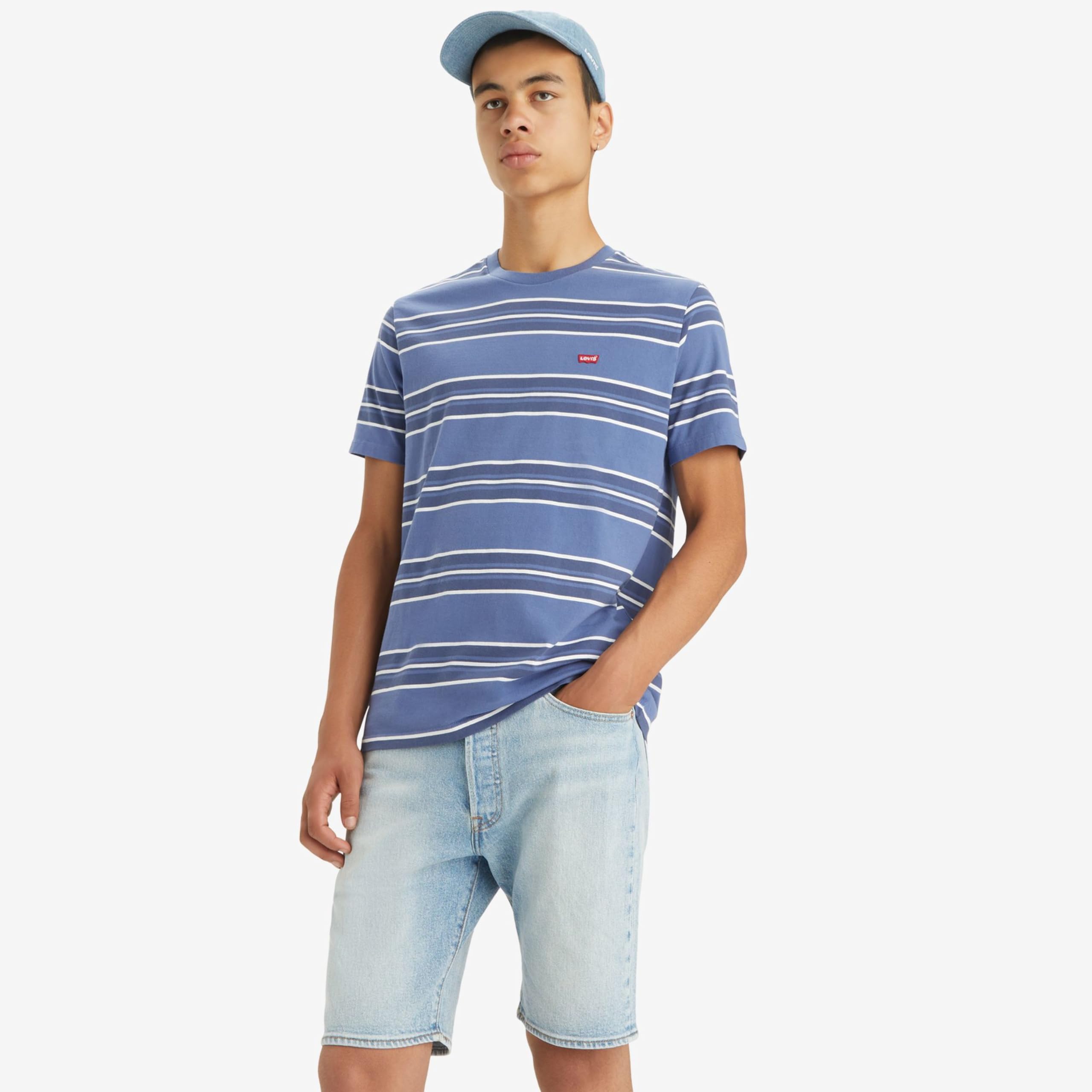 T-Shirt Levi’s Original Surboard Stripe Coastal Fjord H