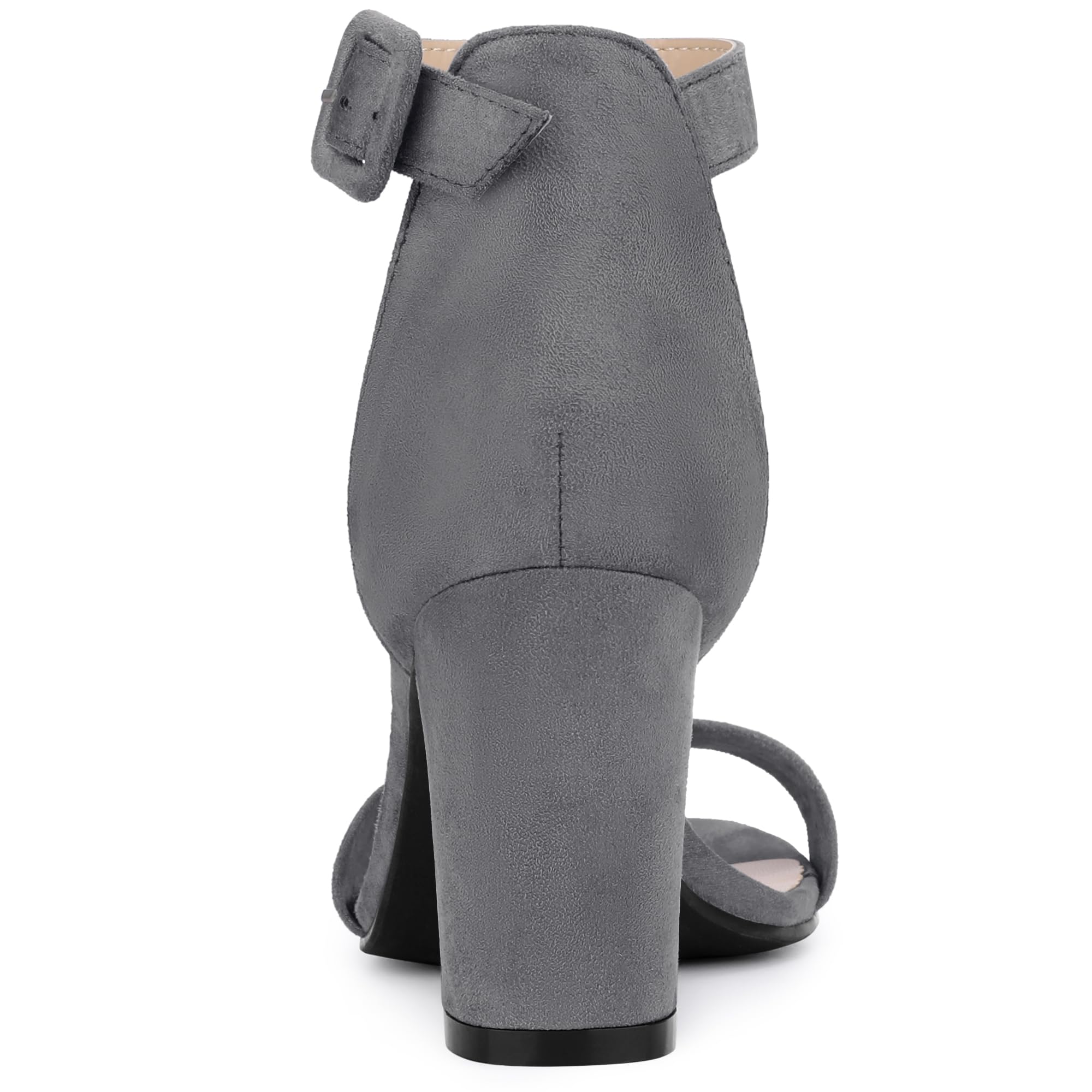 Sandales Femme à Bout Ouvert Dunkel Grau B