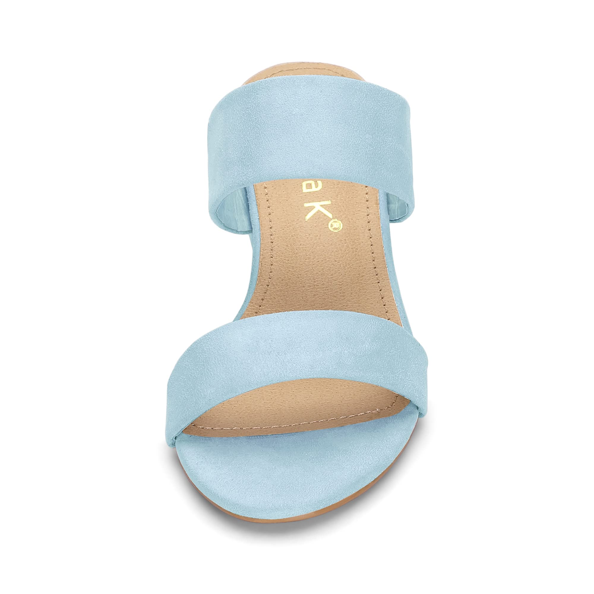 Sandales Femme Bout Ouvert Bleu Ciel E