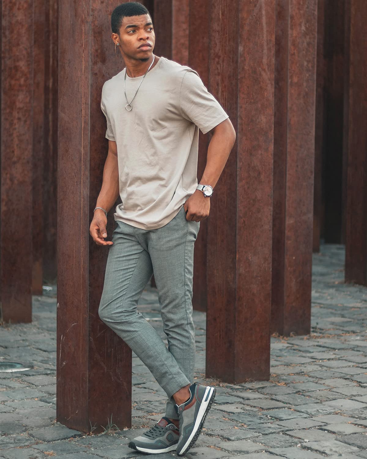 Baskets Homme D Gris-3 G