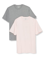 T-shirt Homme Confortable Gris Chiné Rose Pale I