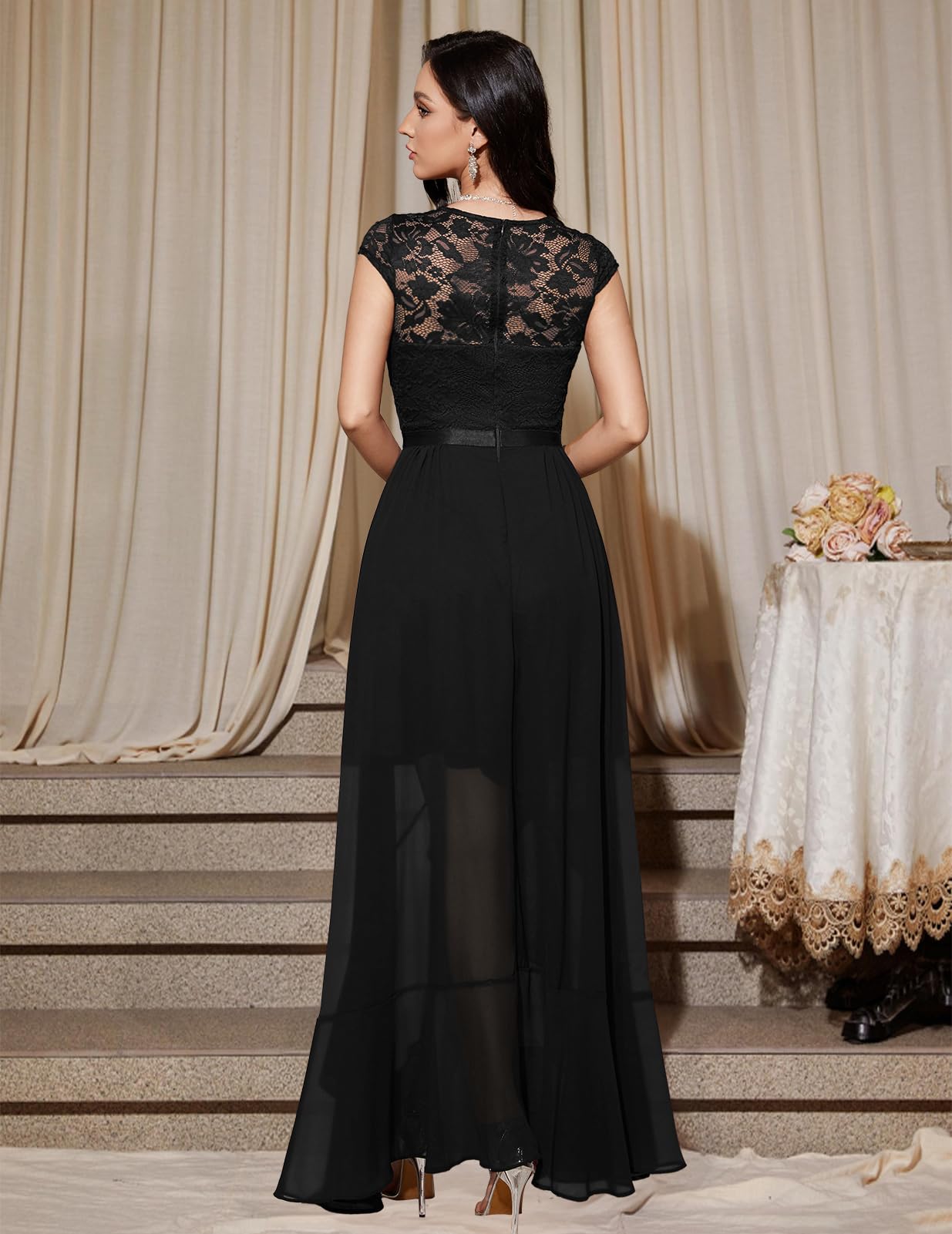 Robe Longue de Soirée Noir H