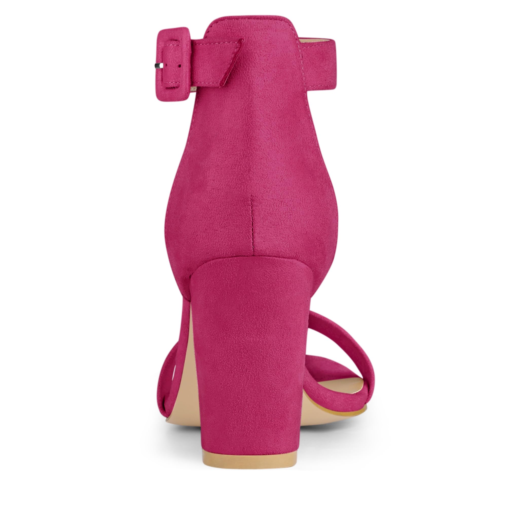 Sandales Femme à Bout Ouvert Orange Vif B