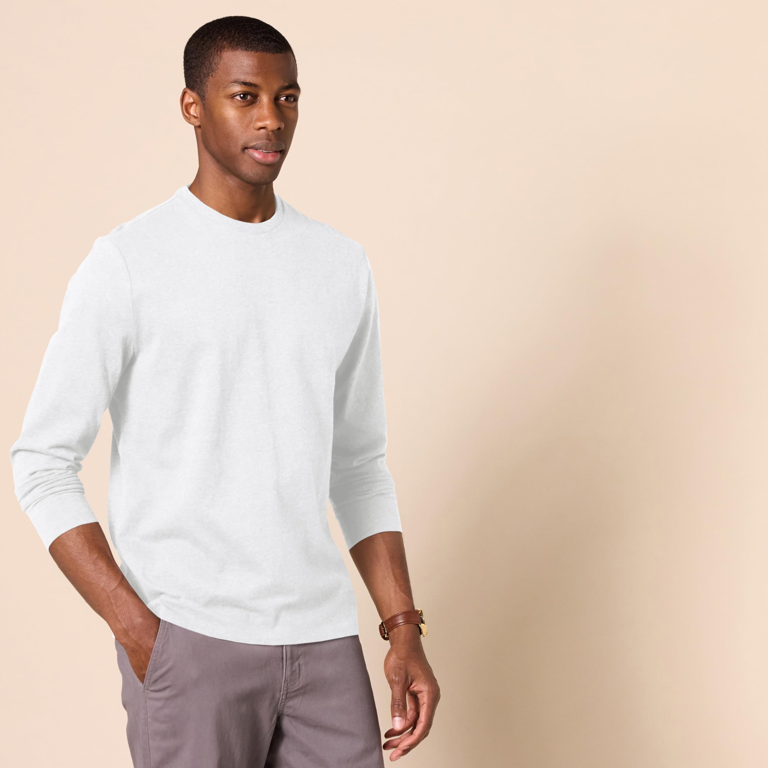 T-Shirt Manches Longues Homme Blanc J