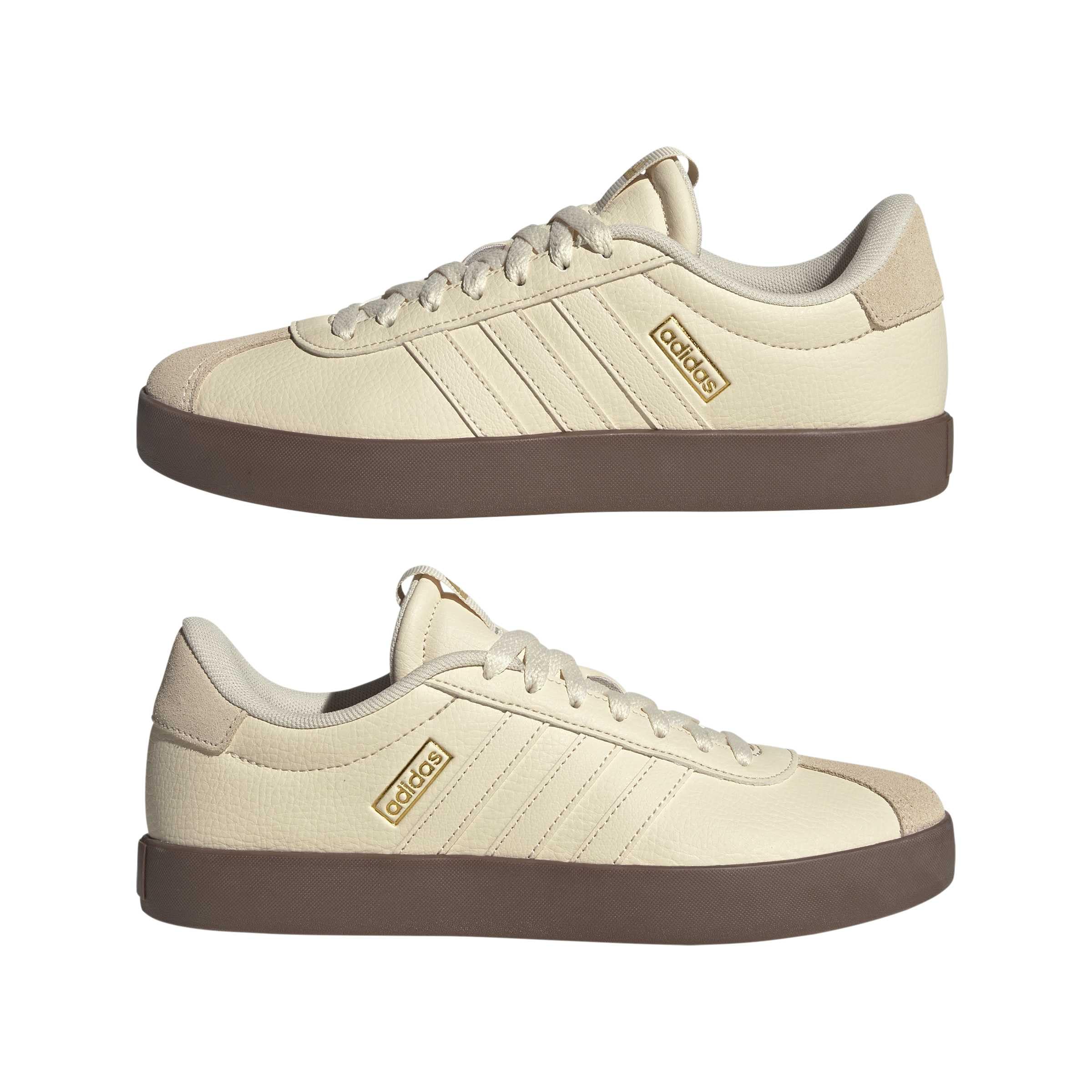 Adidas VL Court 3.0 Femme Wonder White Wonder White Gold Met F