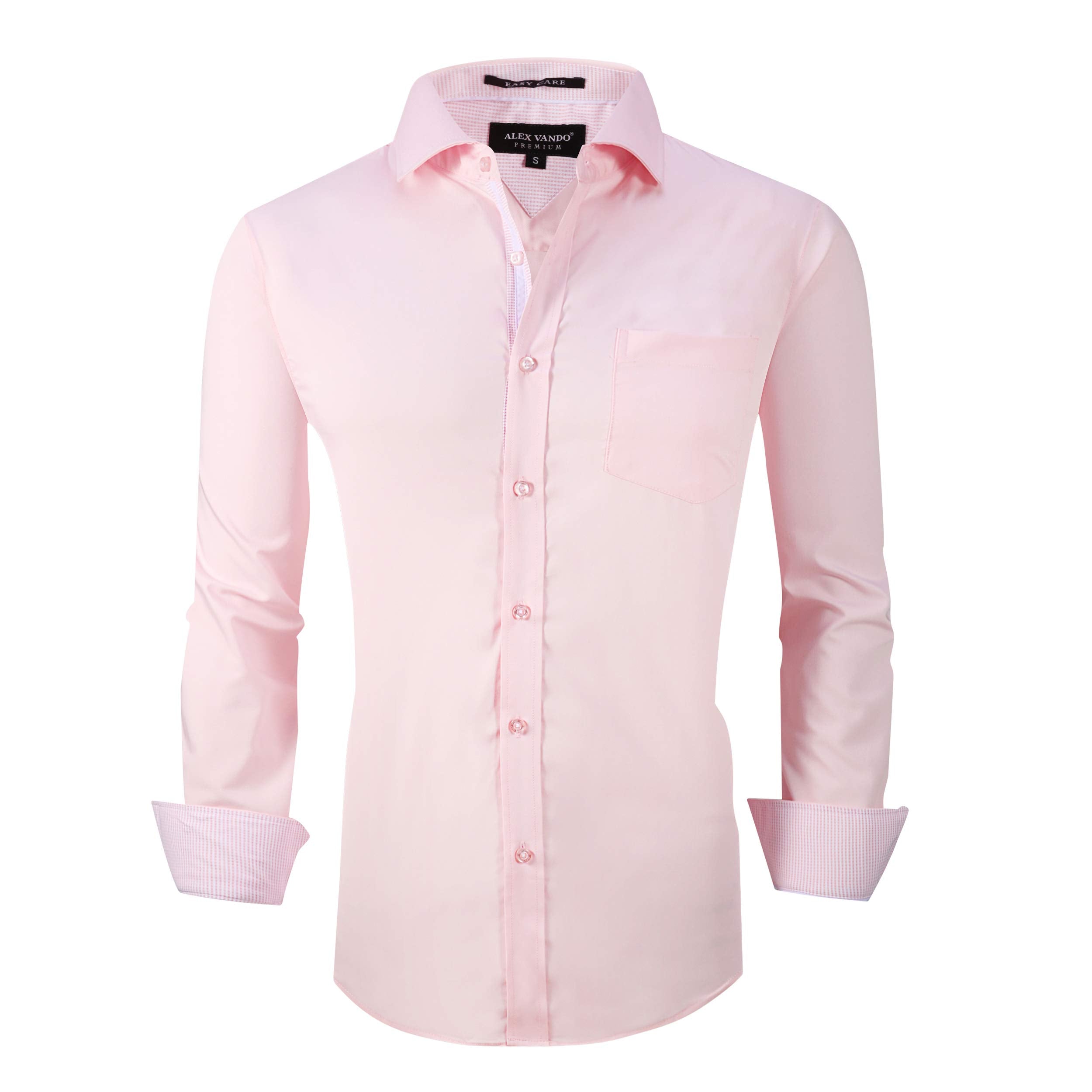 Chemise Homme Rayonne de Bambou Rose C
