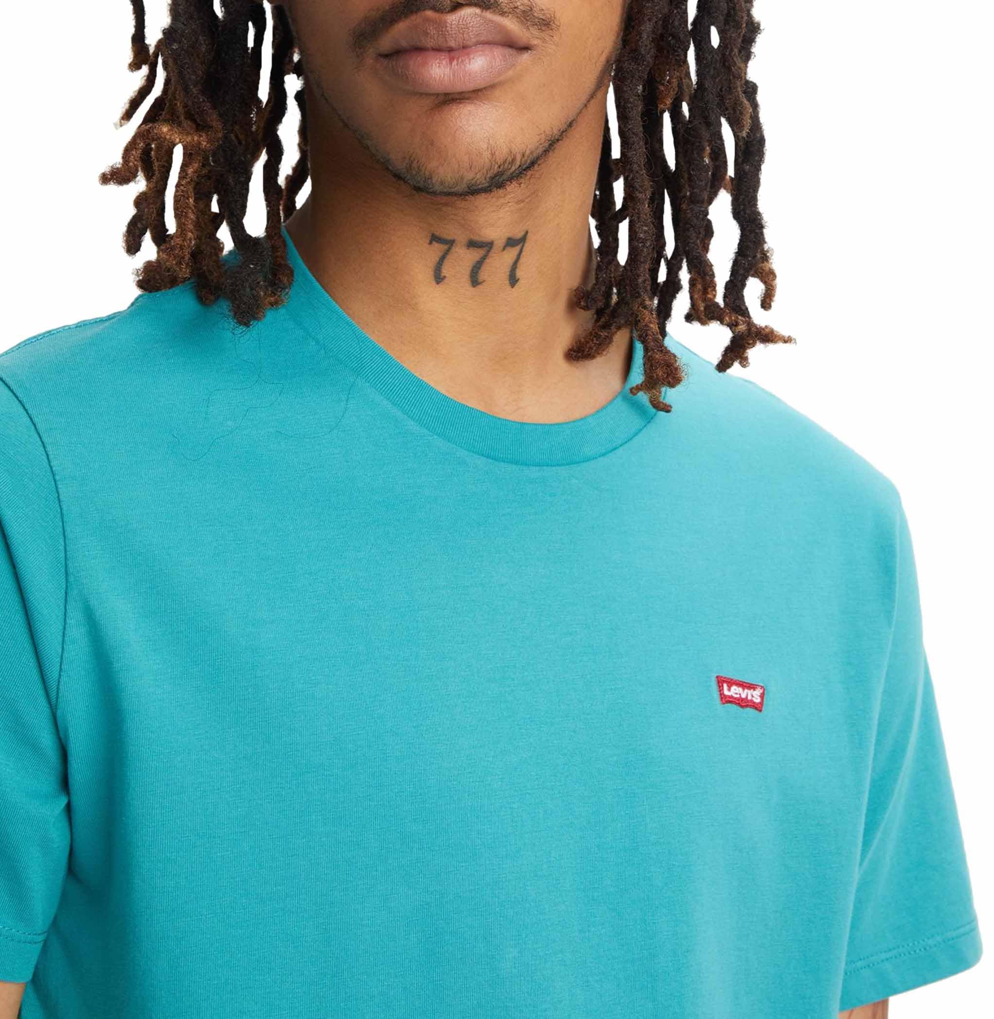 T-Shirt Levi’s Original Green Bleue Slate H