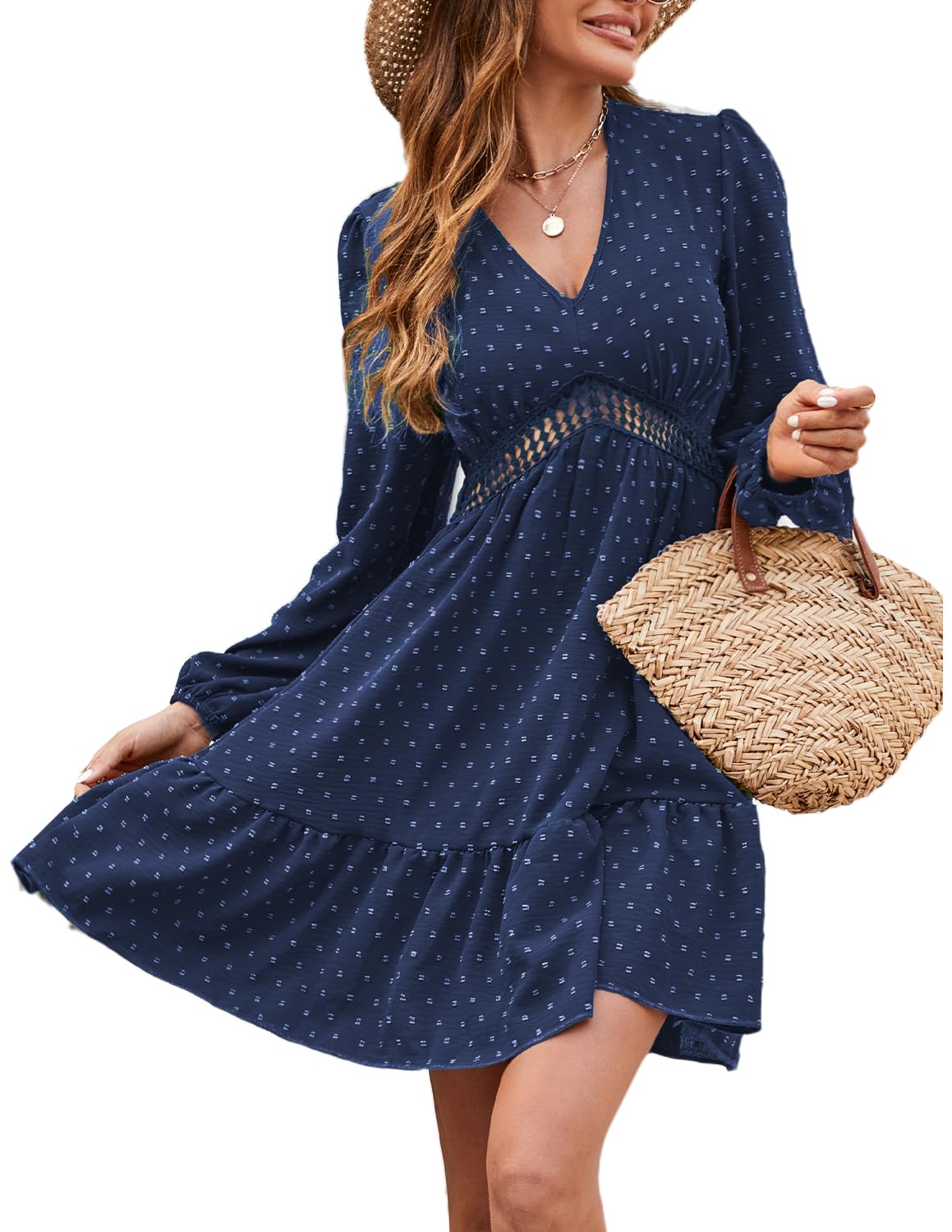 Robe d’Été Femme C-Bleu I