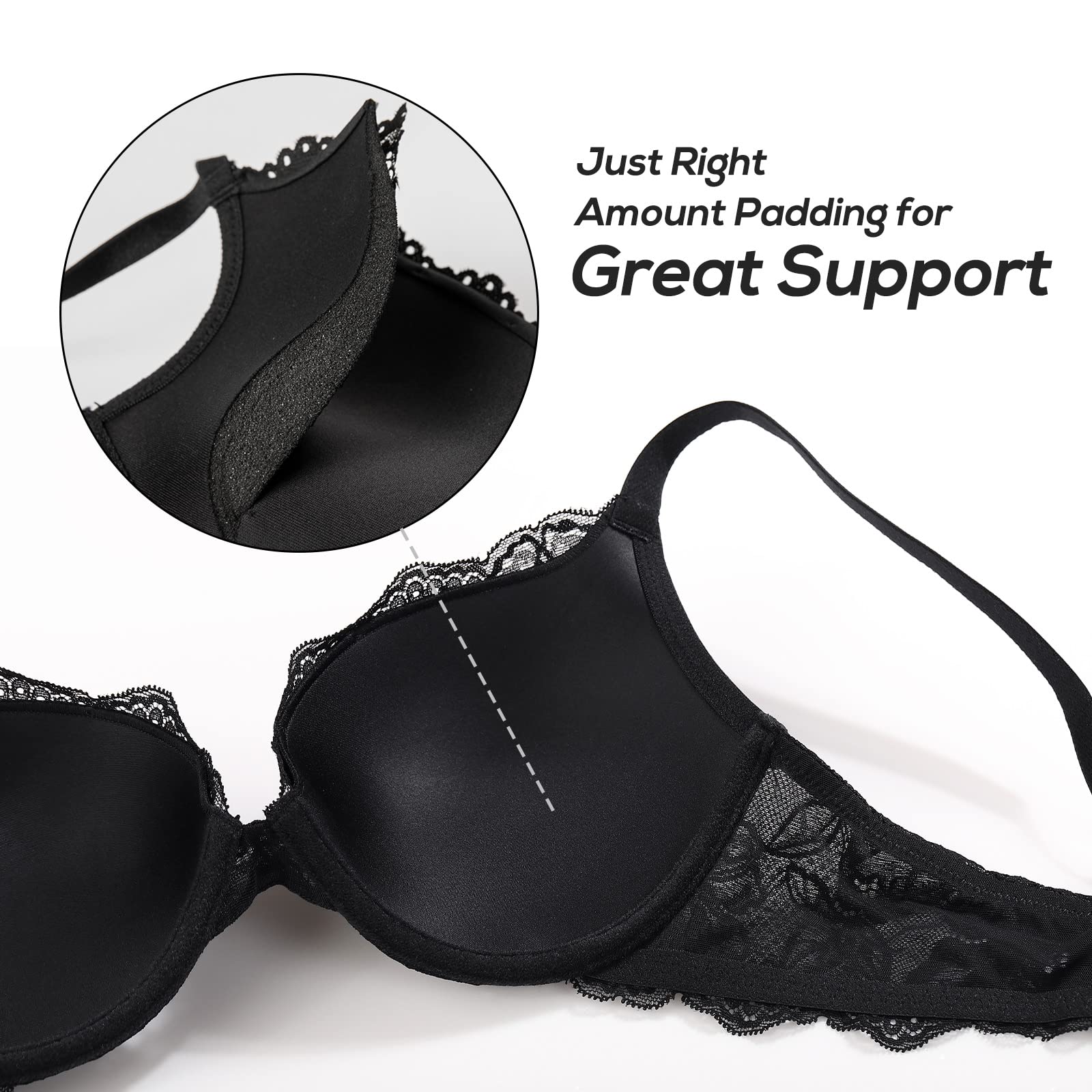 Soutien-Gorge Push-Up Noir I