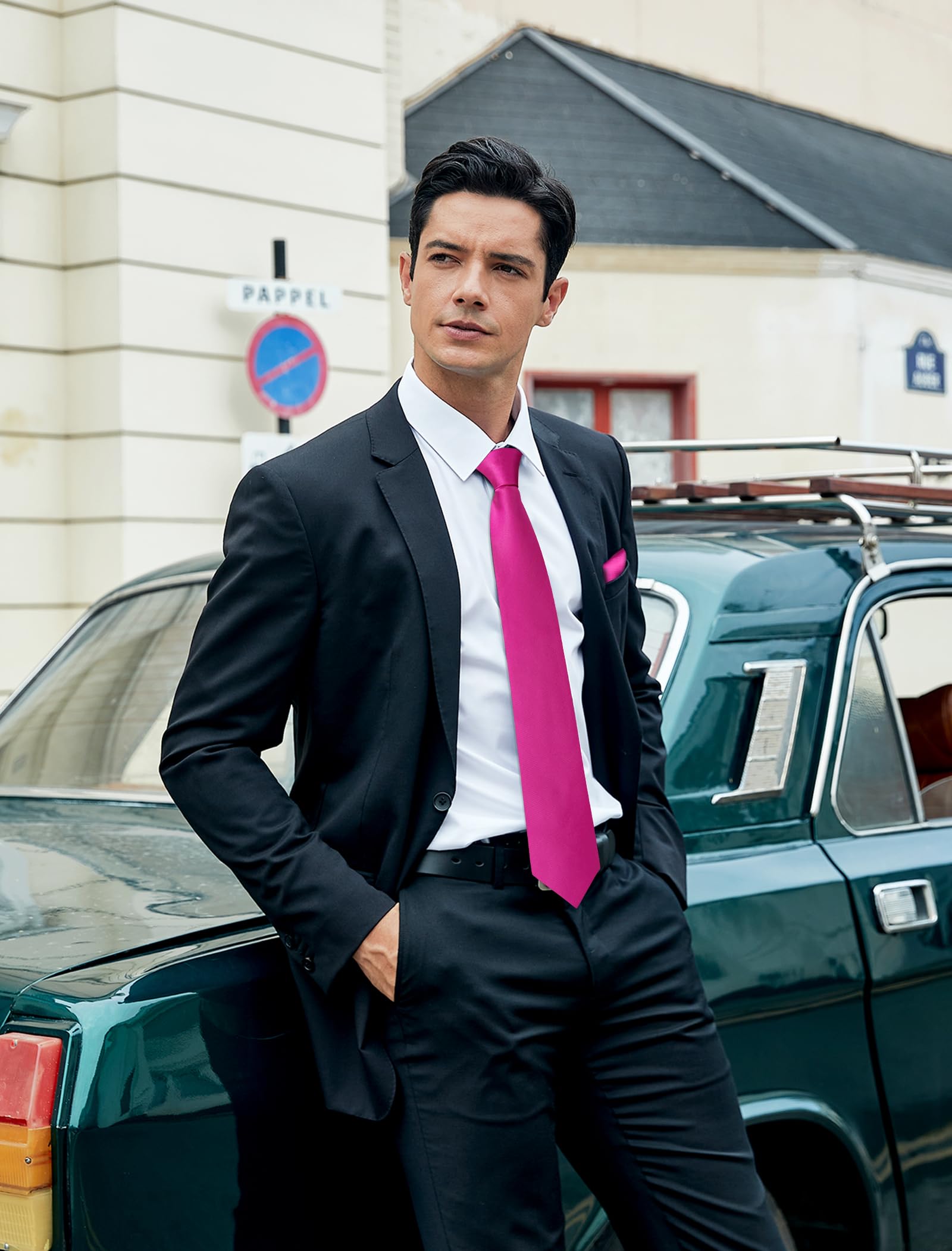 Lot 3 PCS Cravates Homme 5HT-2S E