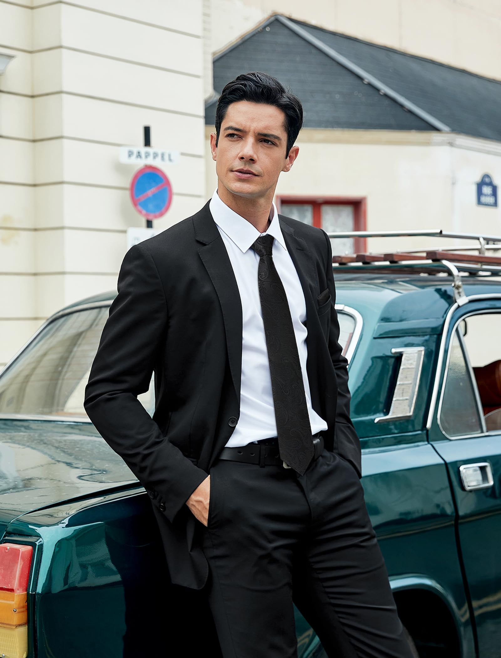 Lot 3 PCS Cravates Homme 6HT-3S E