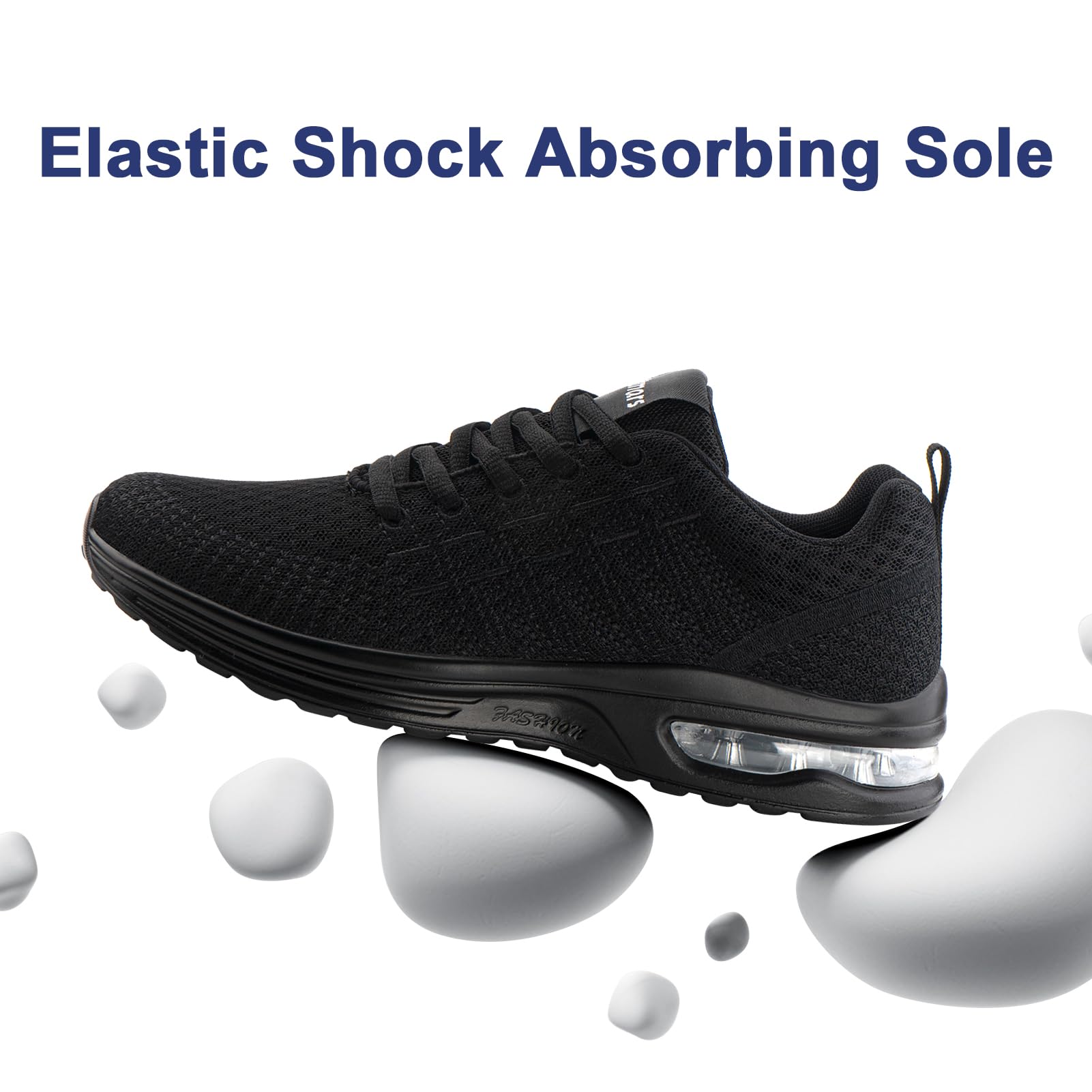 Baskets Running Femme Noir G