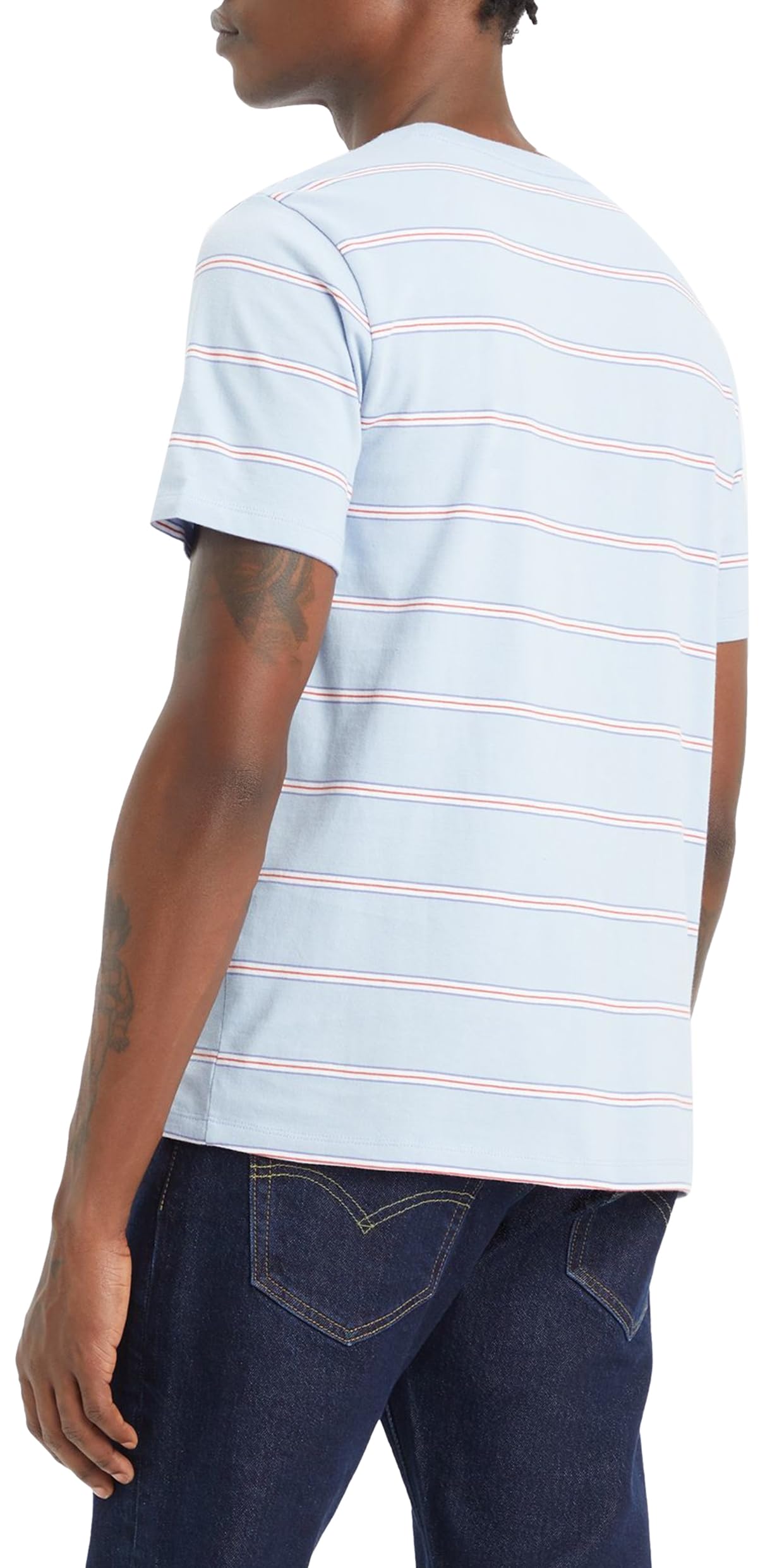 T-Shirt Levi’s Original Jersey Chambray Doux À Rayures de Bord de mer H