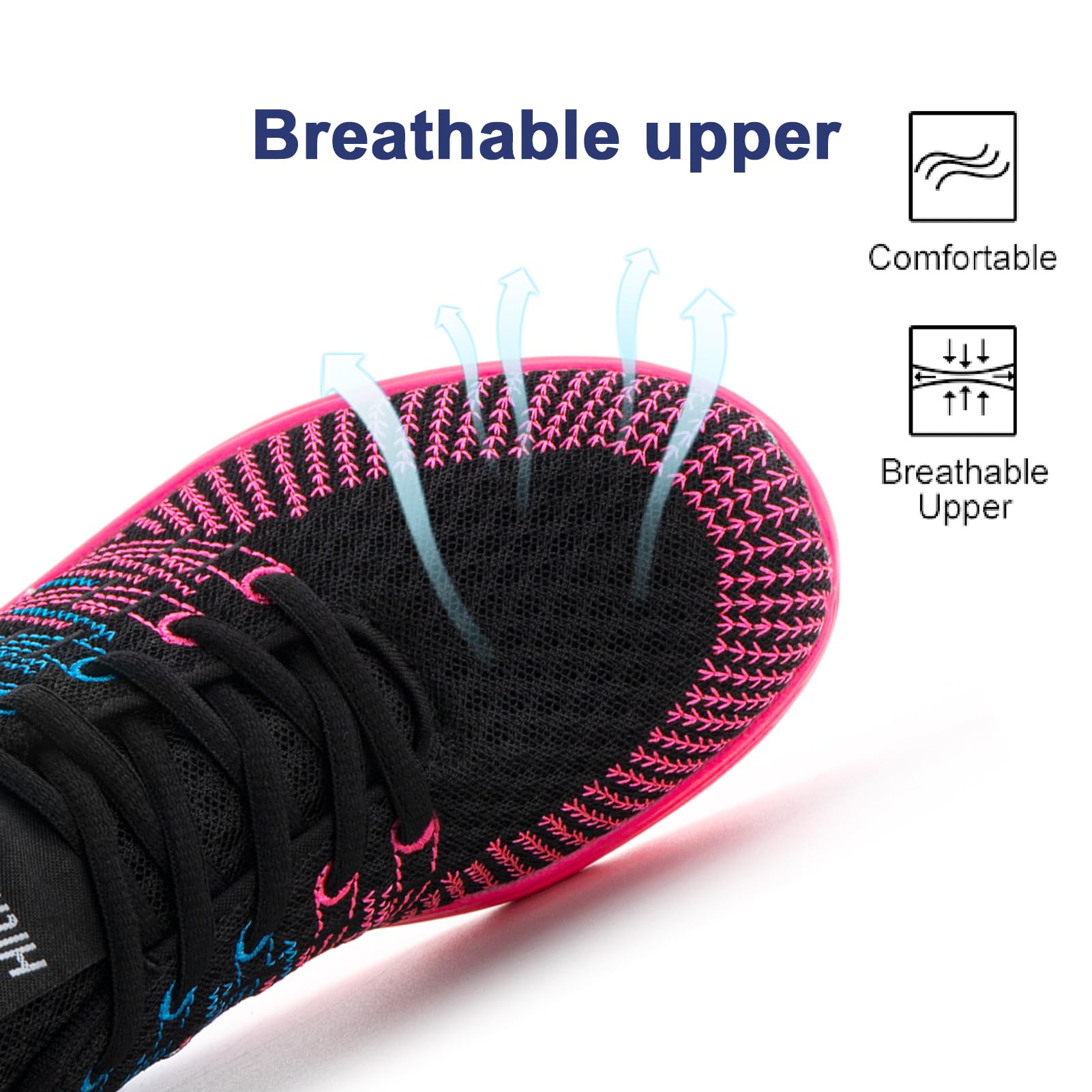 Baskets Running Femme Bleu rouge G