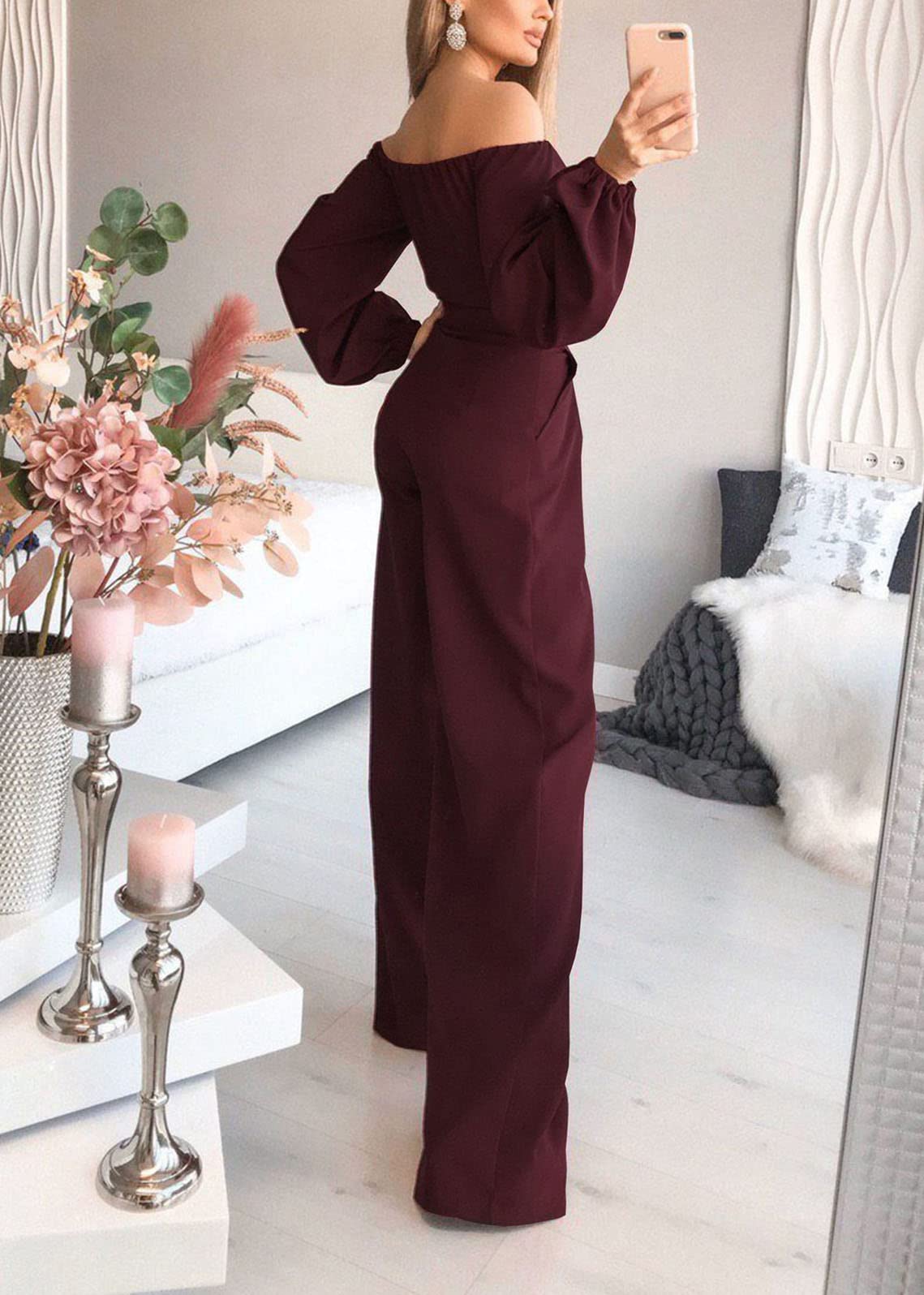 Combinaison Longue Sans Manches I Rouge G