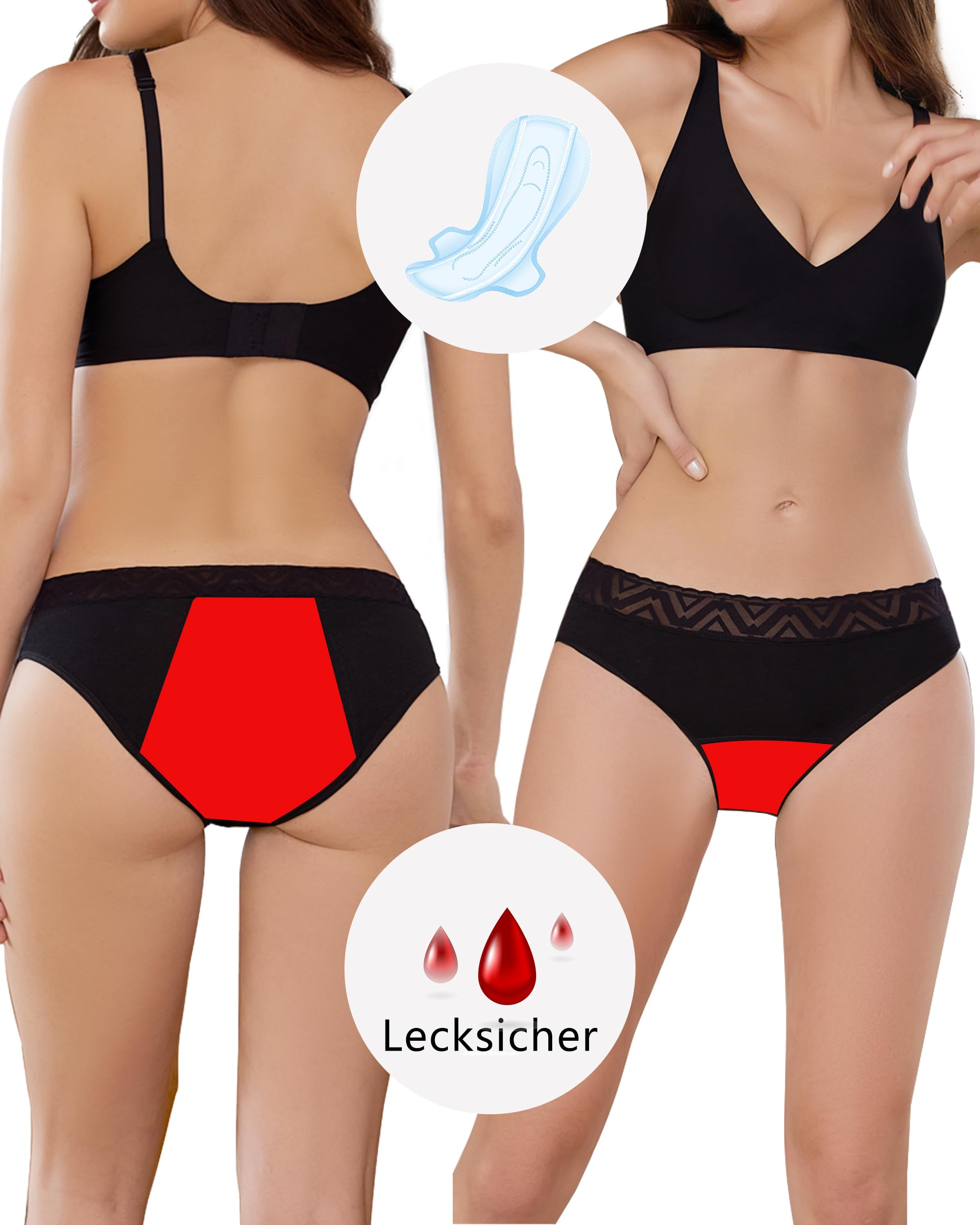Lot de 5 Culottes Dentelle Sexy Tr 1er E