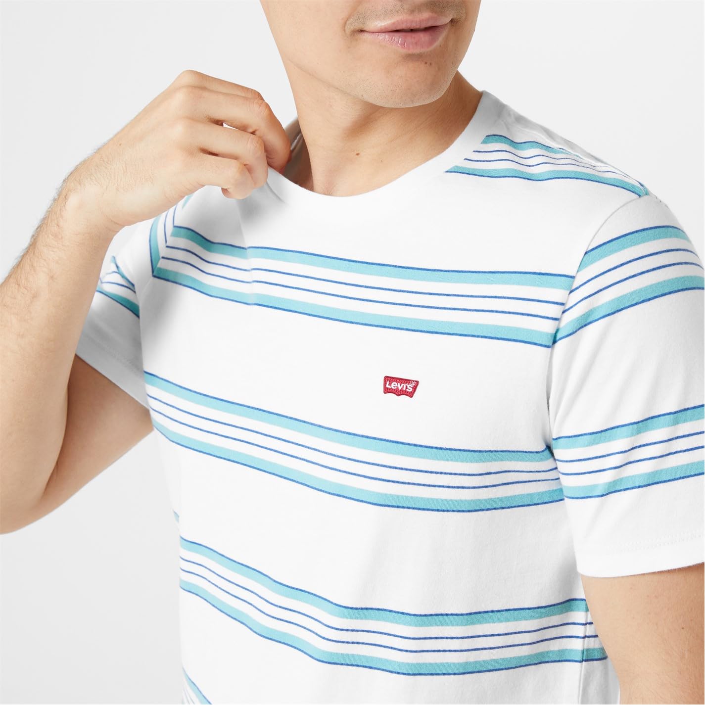 T-Shirt Levi’s Original Vision Bright Whithe Striped H