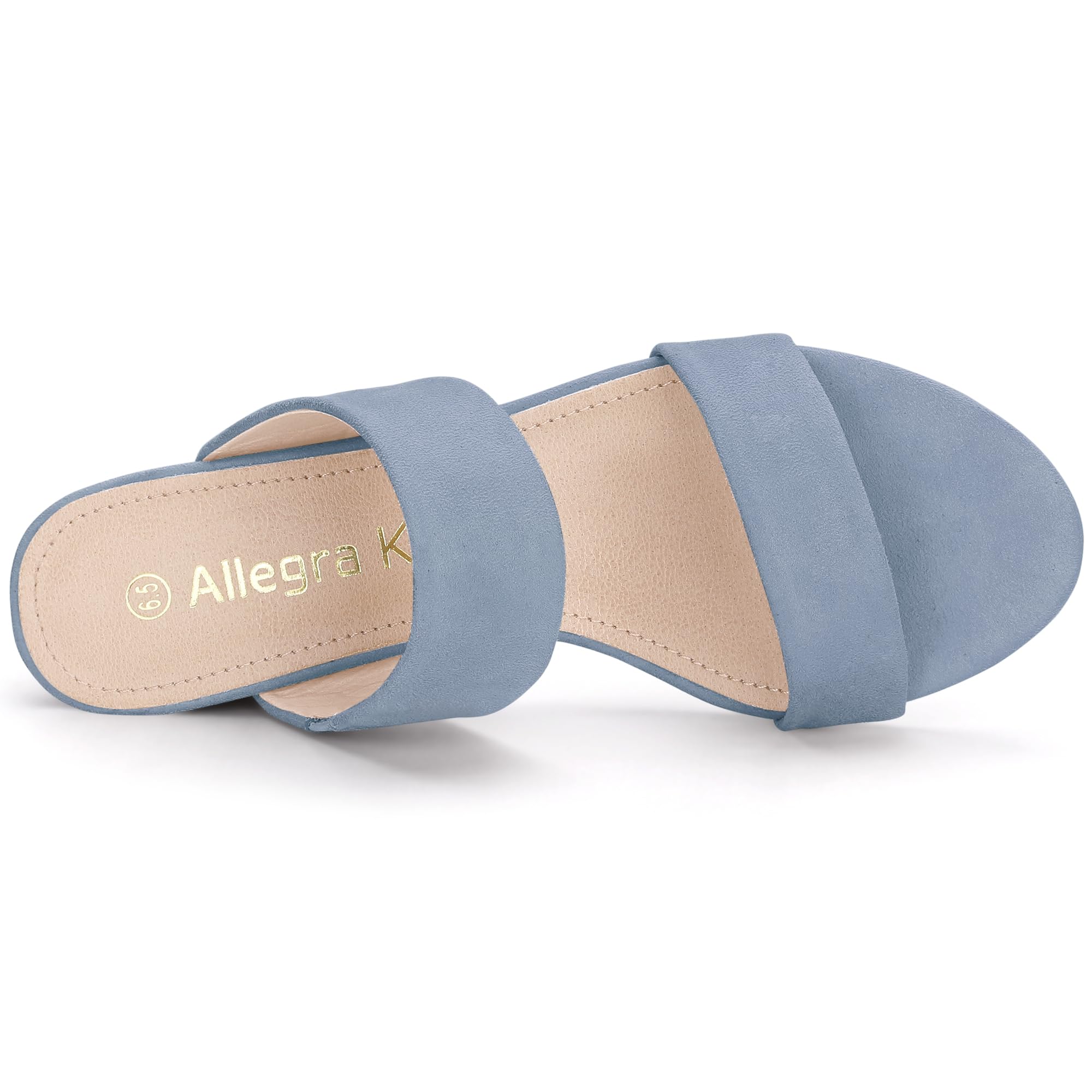 Sandales Femme Bout Ouvert Dunstblau E