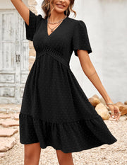 Robe d’Été Femme A-Noir-1 I