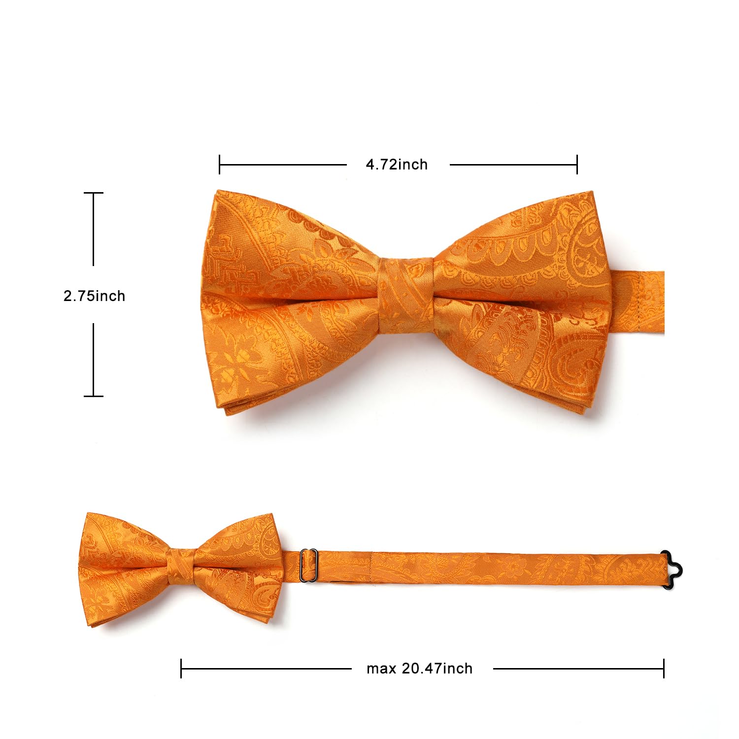 Nœud Papillon G Orange-1 G