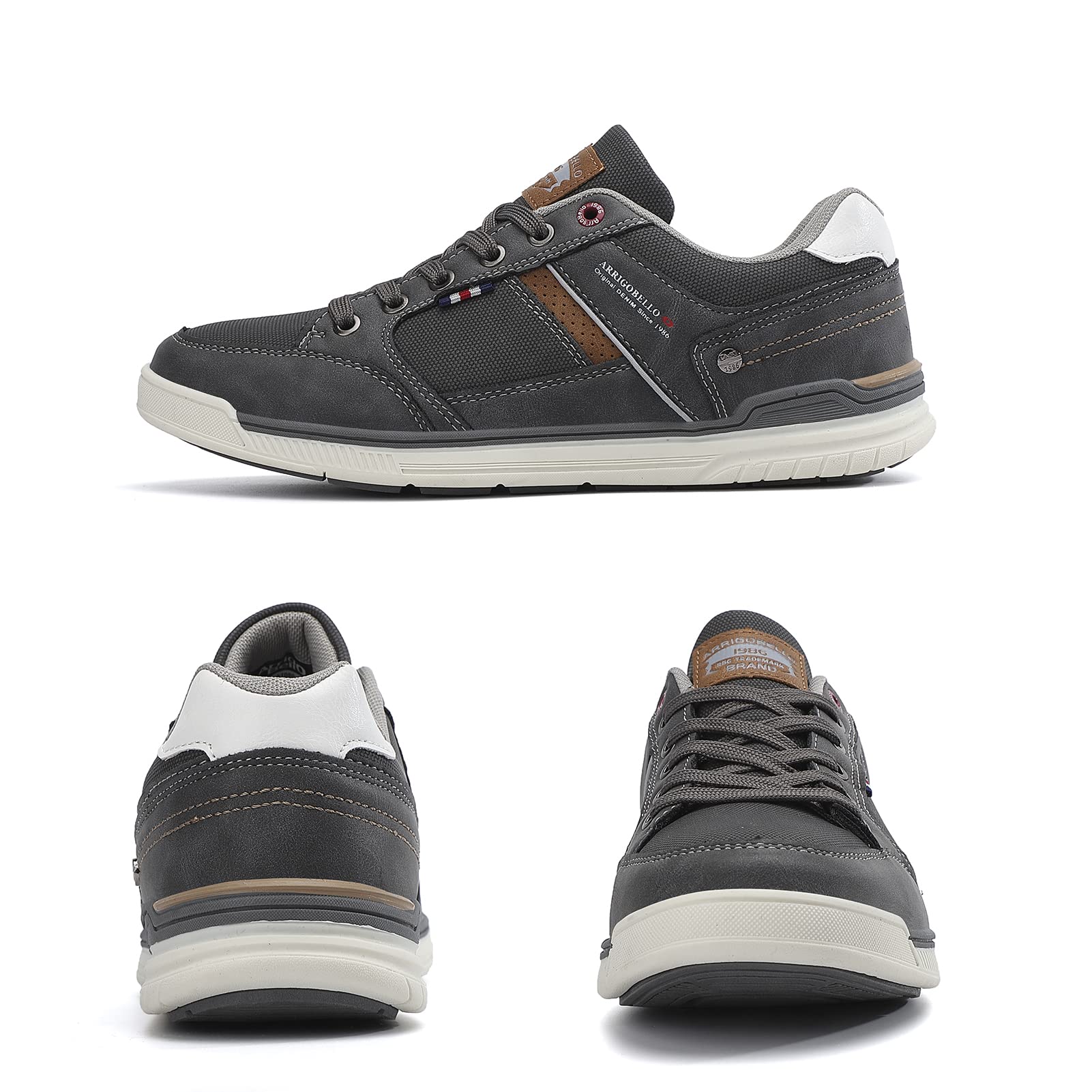 Baskets Homme Ville Casual A Gris H